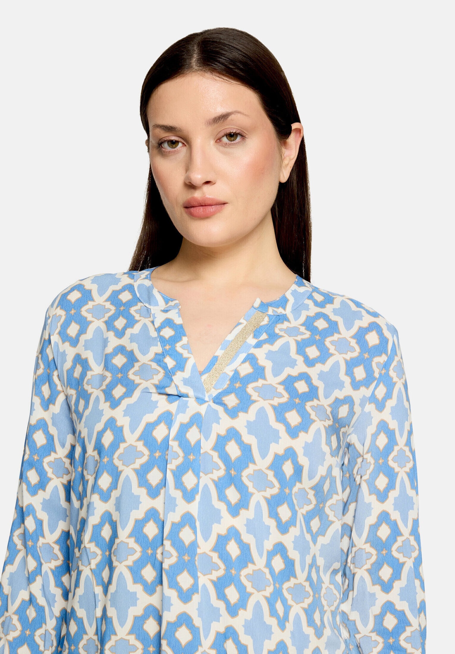 Cartoon Shirtbluse »Damen mit Muster«