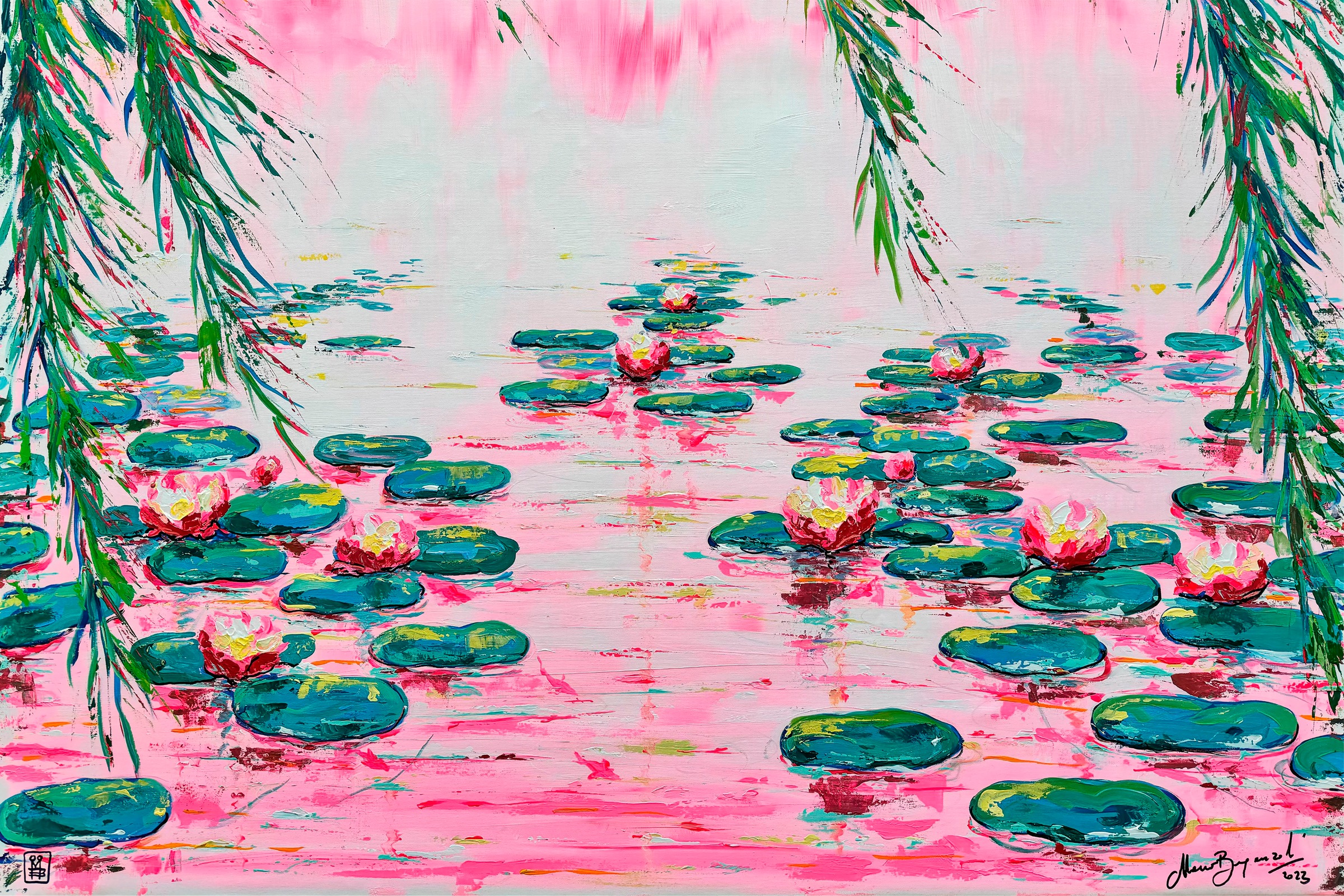 Ravensburger Puzzle »Pink Water Lilies«, Made in Germany