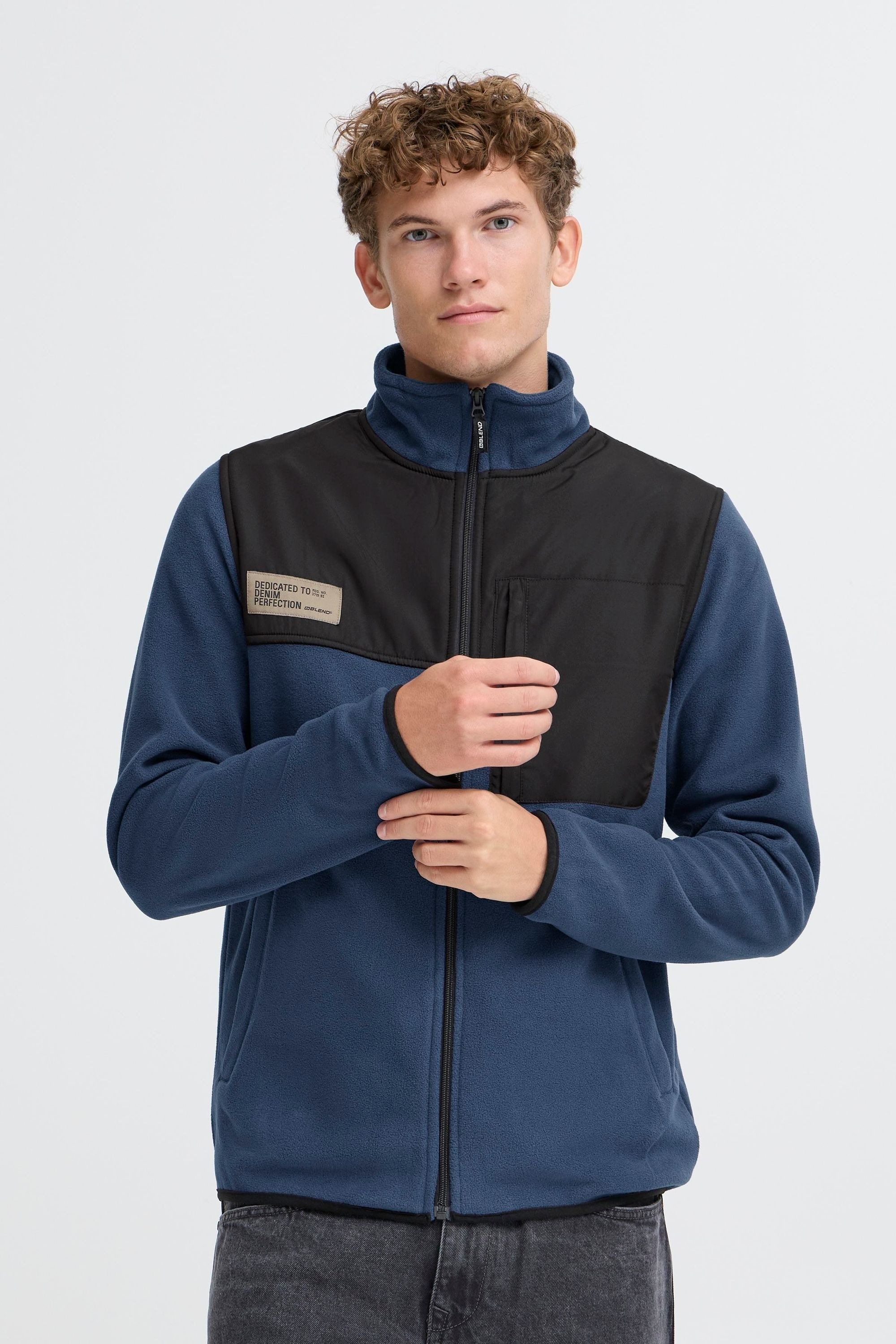 Blend Cardigan "BHMas", Gemütliche Fleecejacke mit praktischen Taschen günstig online kaufen