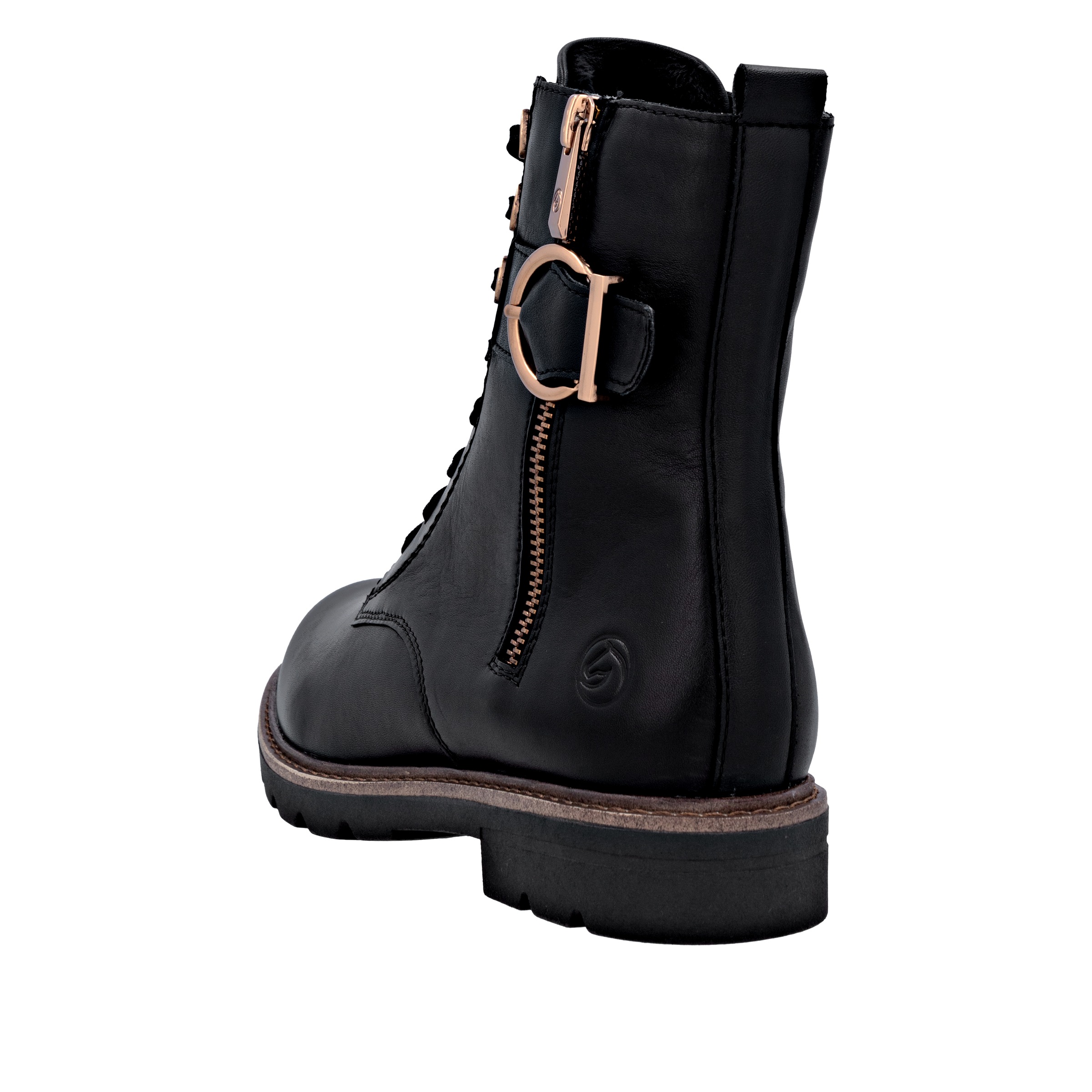 Remonte Schnürstiefelette, Schnürboots, Casual-Stiefelette, Blockabsatz, mit großer Zierschließe
