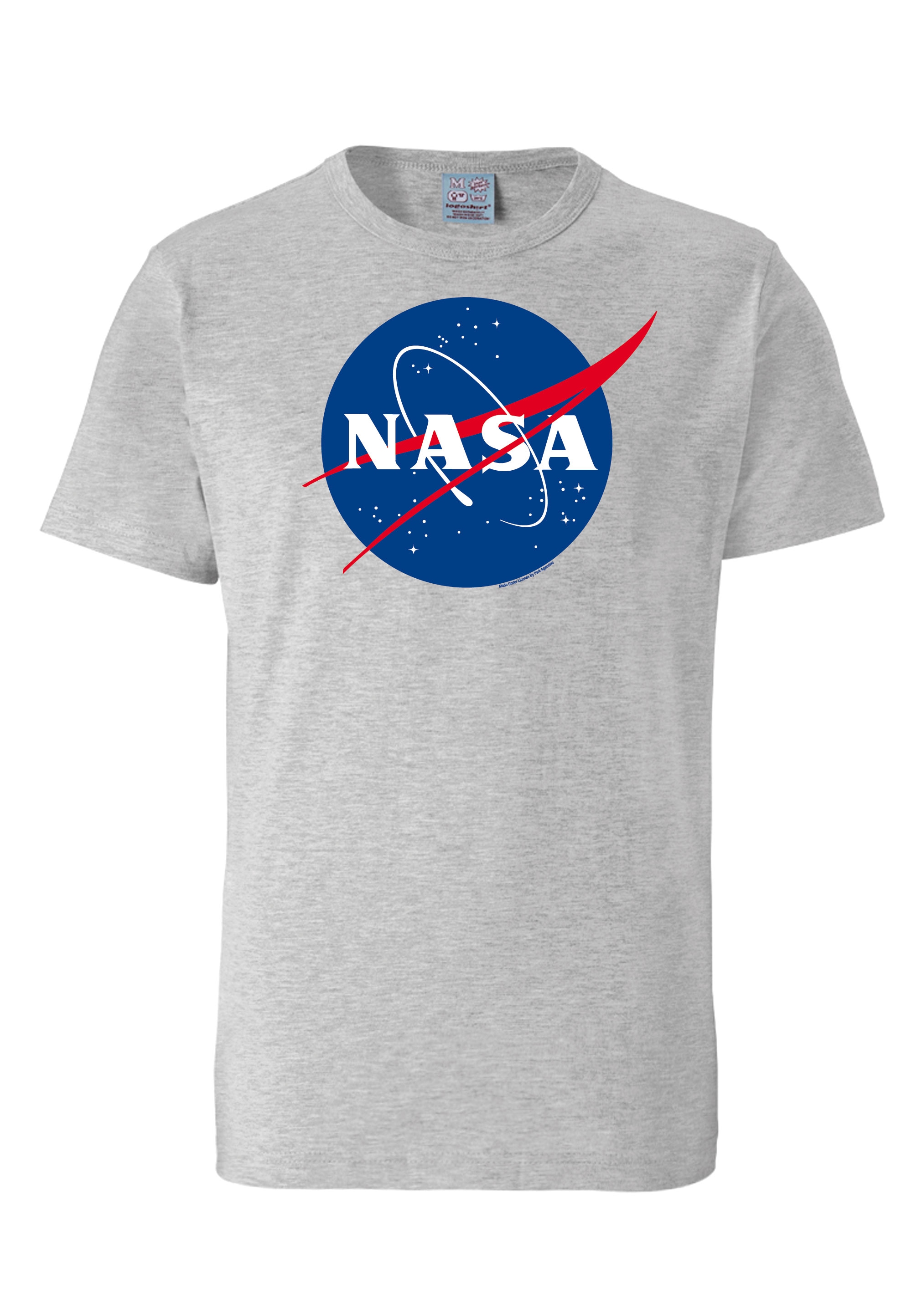 LOGOSHIRT Logo«, coolem ▷ T-Shirt BAUR | »NASA kaufen NASA-Logo mit