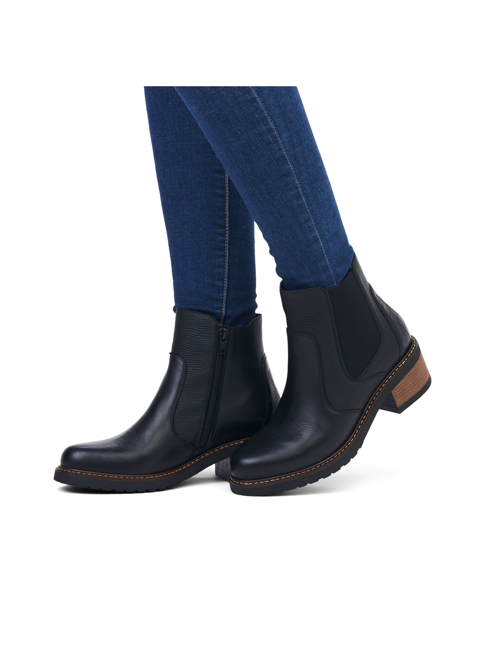 Remonte Schnürstiefelette »Remonte Stiefelette Glattleder«