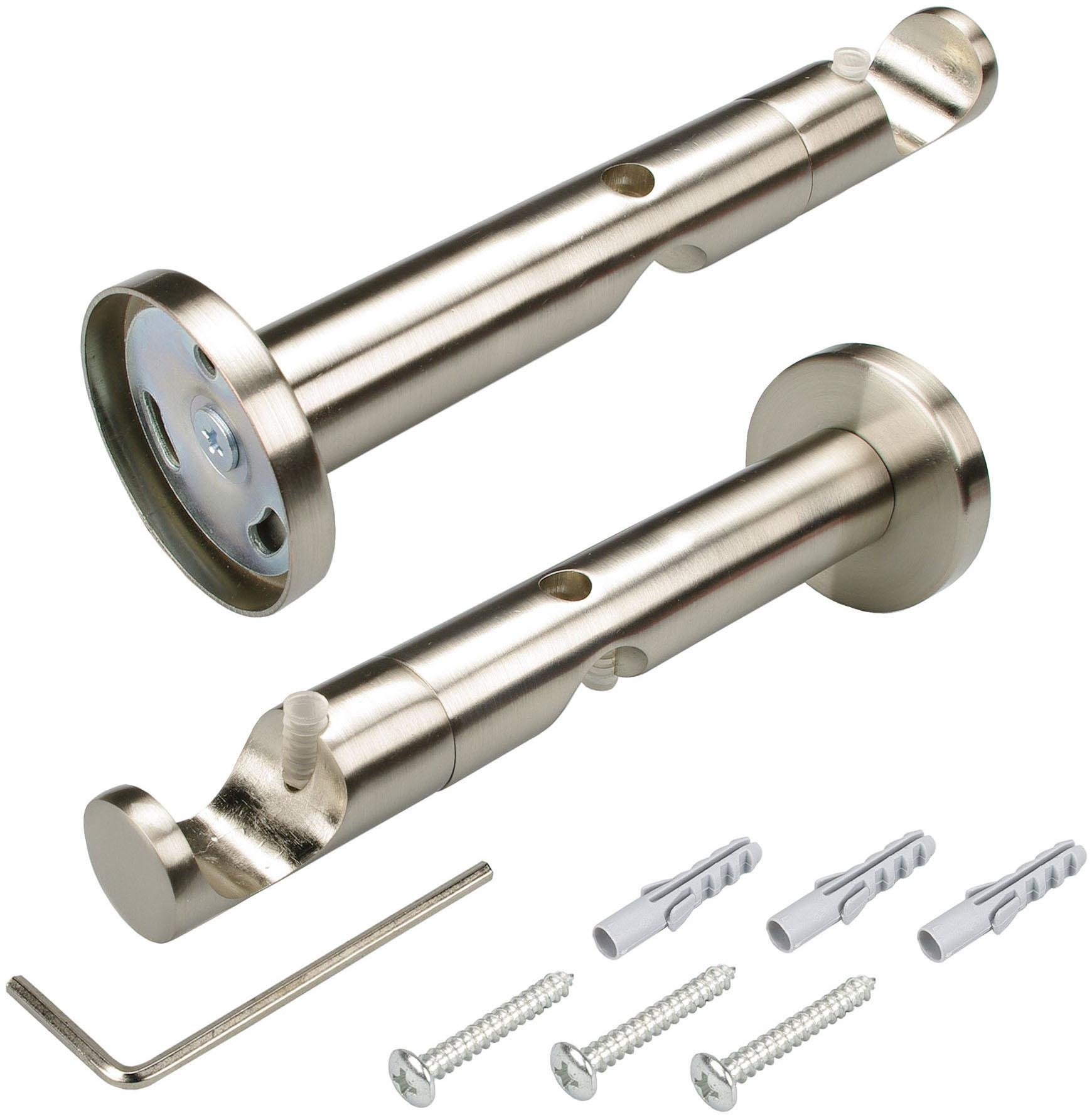 Liedeco Gardinenstange "CELBULLE02SG2L" Ø 25 mm 2 läufig-läufig Fixmaß 2-lä günstig online kaufen