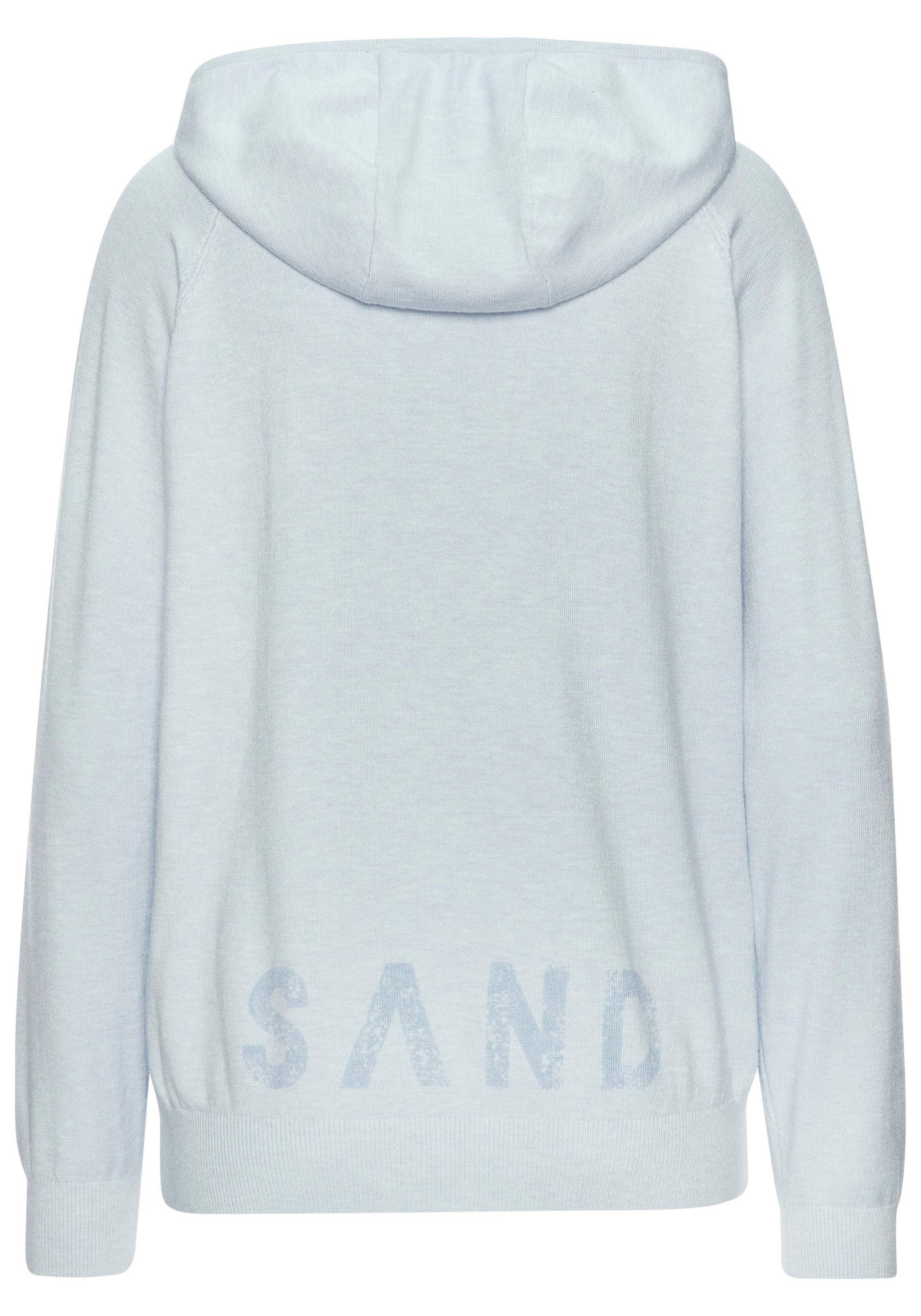 Elbsand Kapuzenpullover, aus hochwertigen Strick und eingestricktem Logo