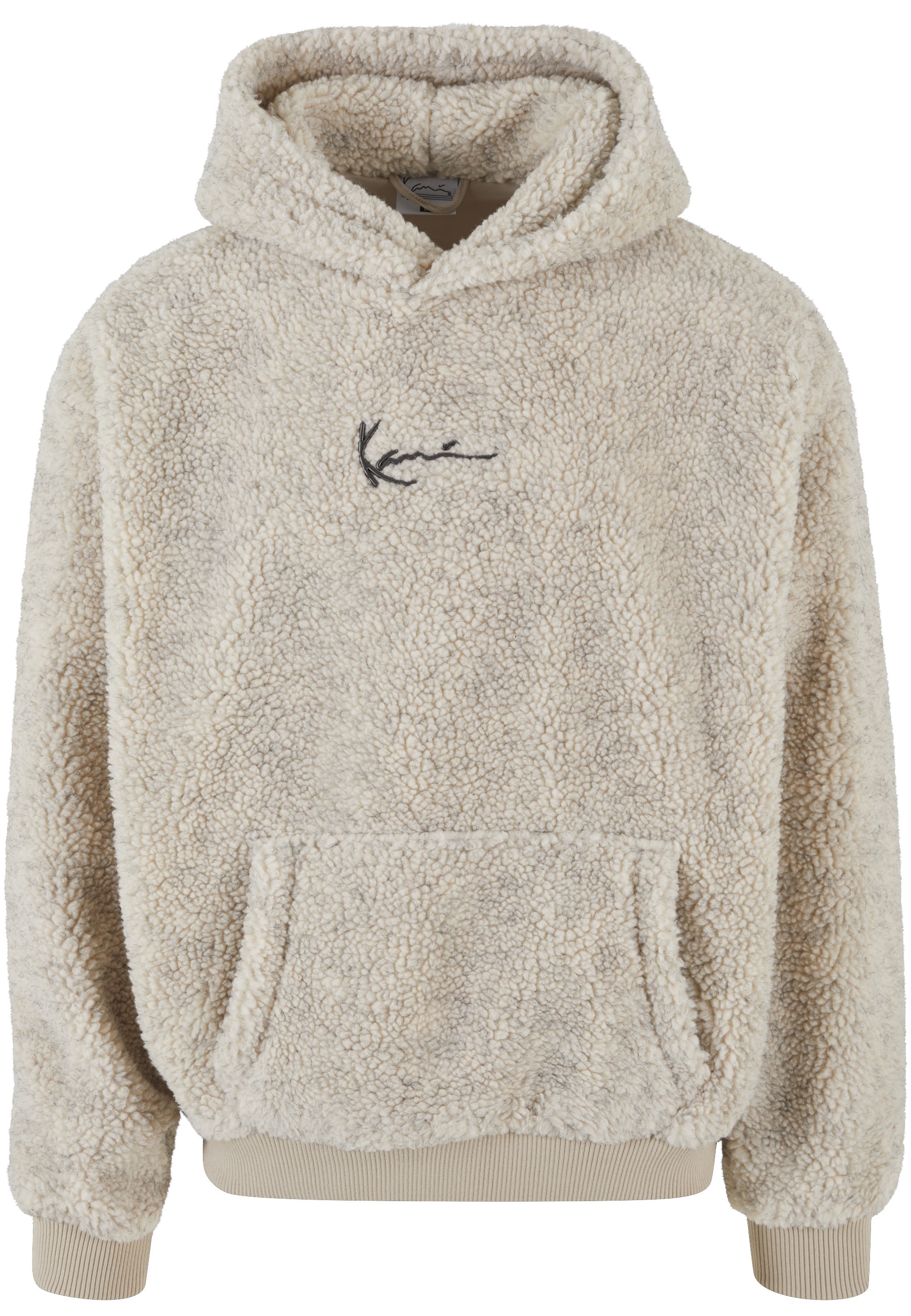 Karl Kani Longsleeve "Karl Kani Herren KM233-020-3 KK Metal Signature Teddy Os Hoodie" 1 Stk.