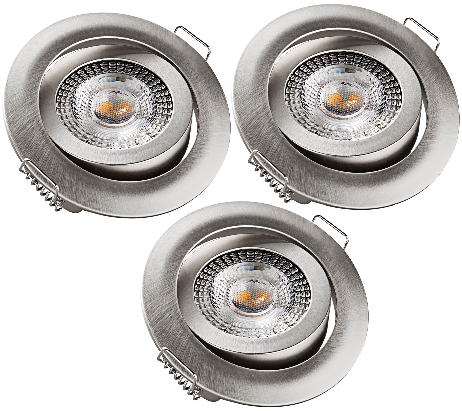 HEITRONIC LED Einbaustrahler »DL7202«, 1 flammig-flammig, Einbauleuchte, Downlight, schwenkbar