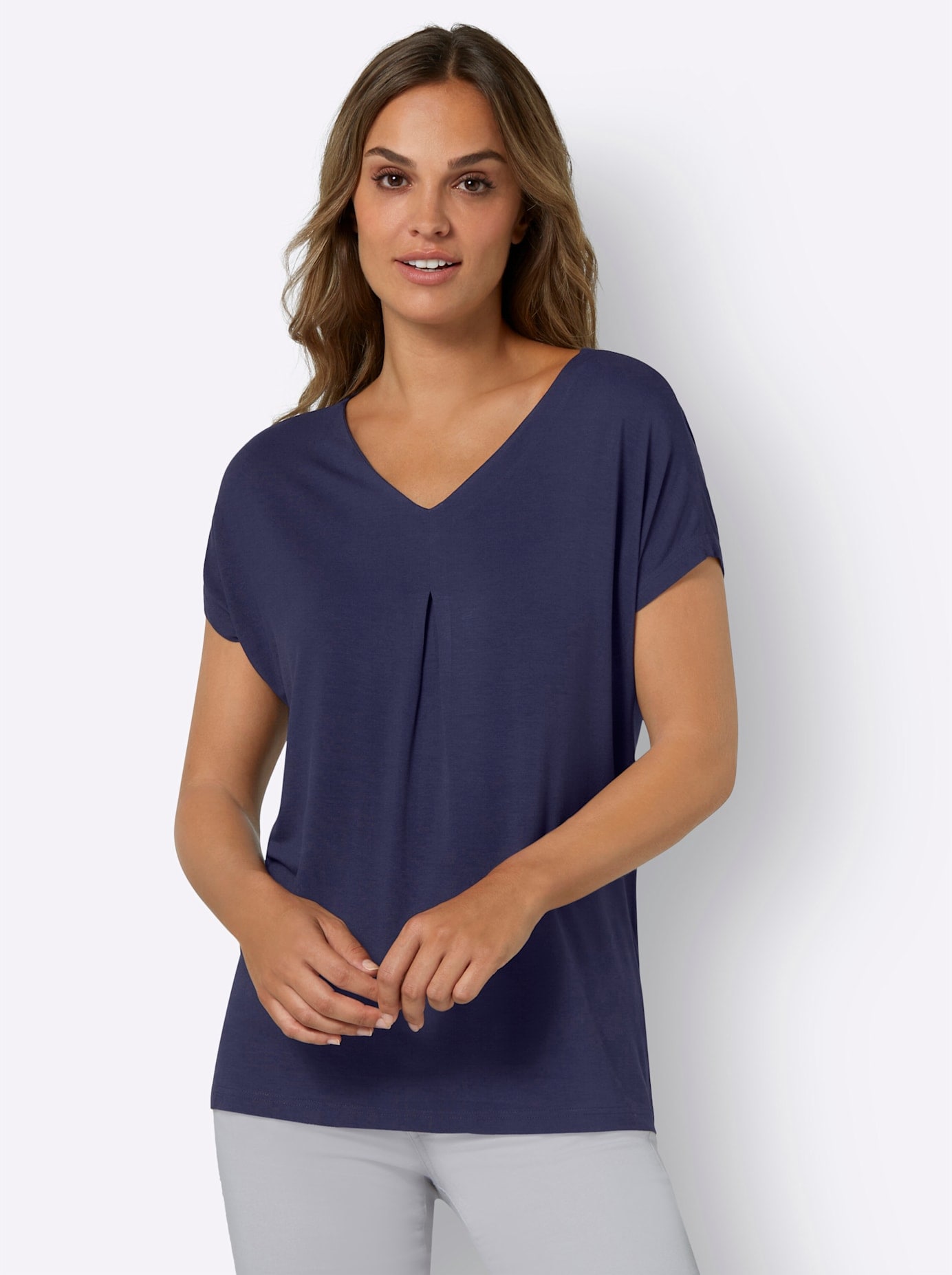 Classic Basics V-Shirt "Shirt" 1 Stk. tlg. günstig online kaufen