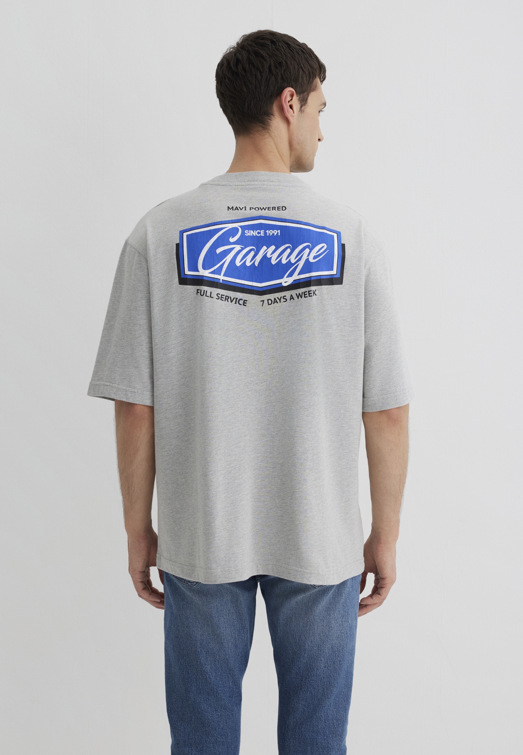 Mavi T-Shirt »GARAGE PRINTED TEE«, Backprint Tee