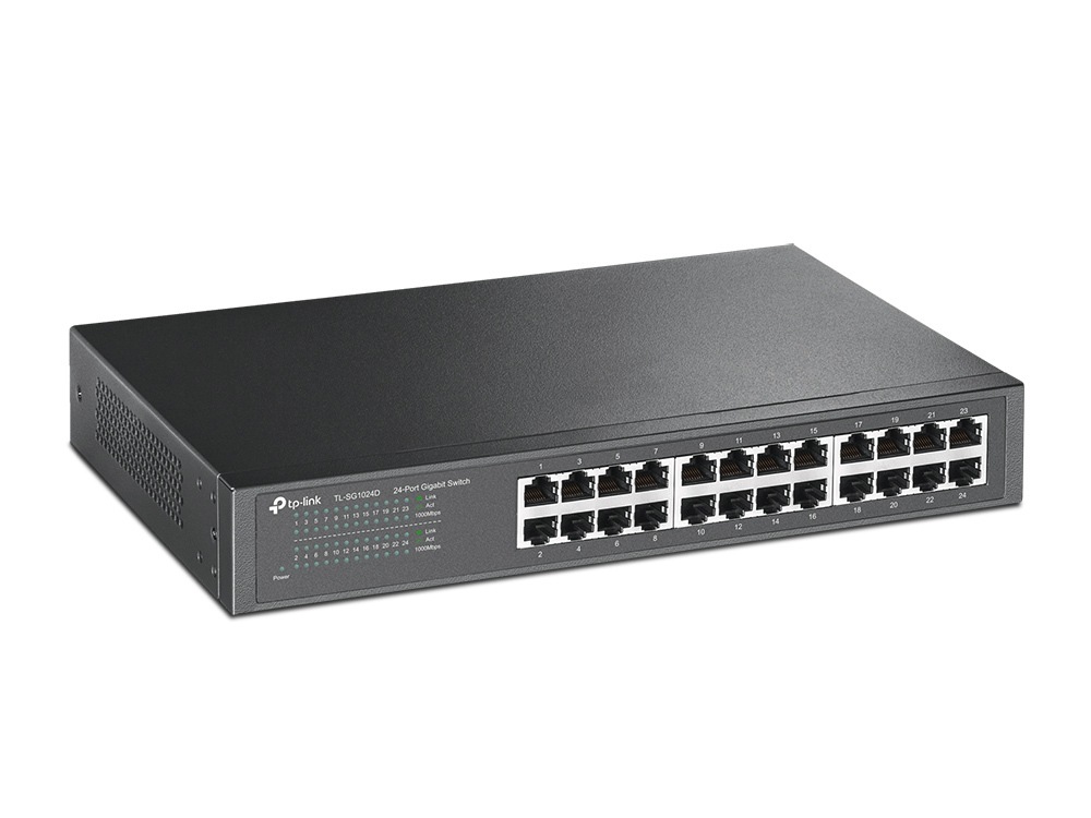 TP-Link Netzwerk-Switch »TL-SG1024D 24-Port Gigabit Desktop/Rackmount Switch«