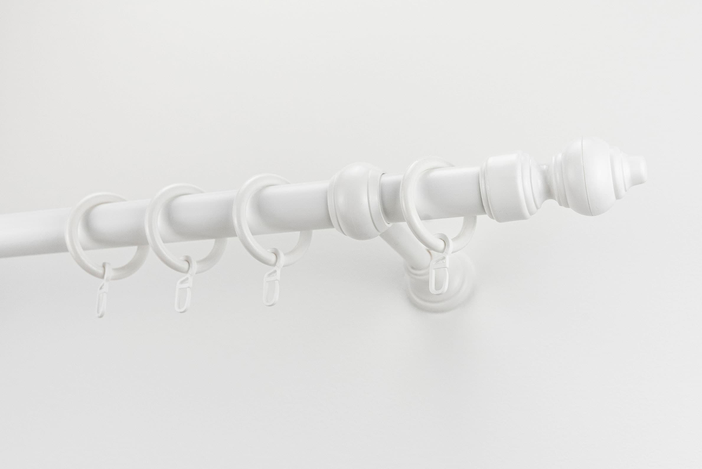 GARESA Gardinenstange "STANDARD" Ø 28 mm 1 läufig-läufig Wunschmaßlänge Vor günstig online kaufen