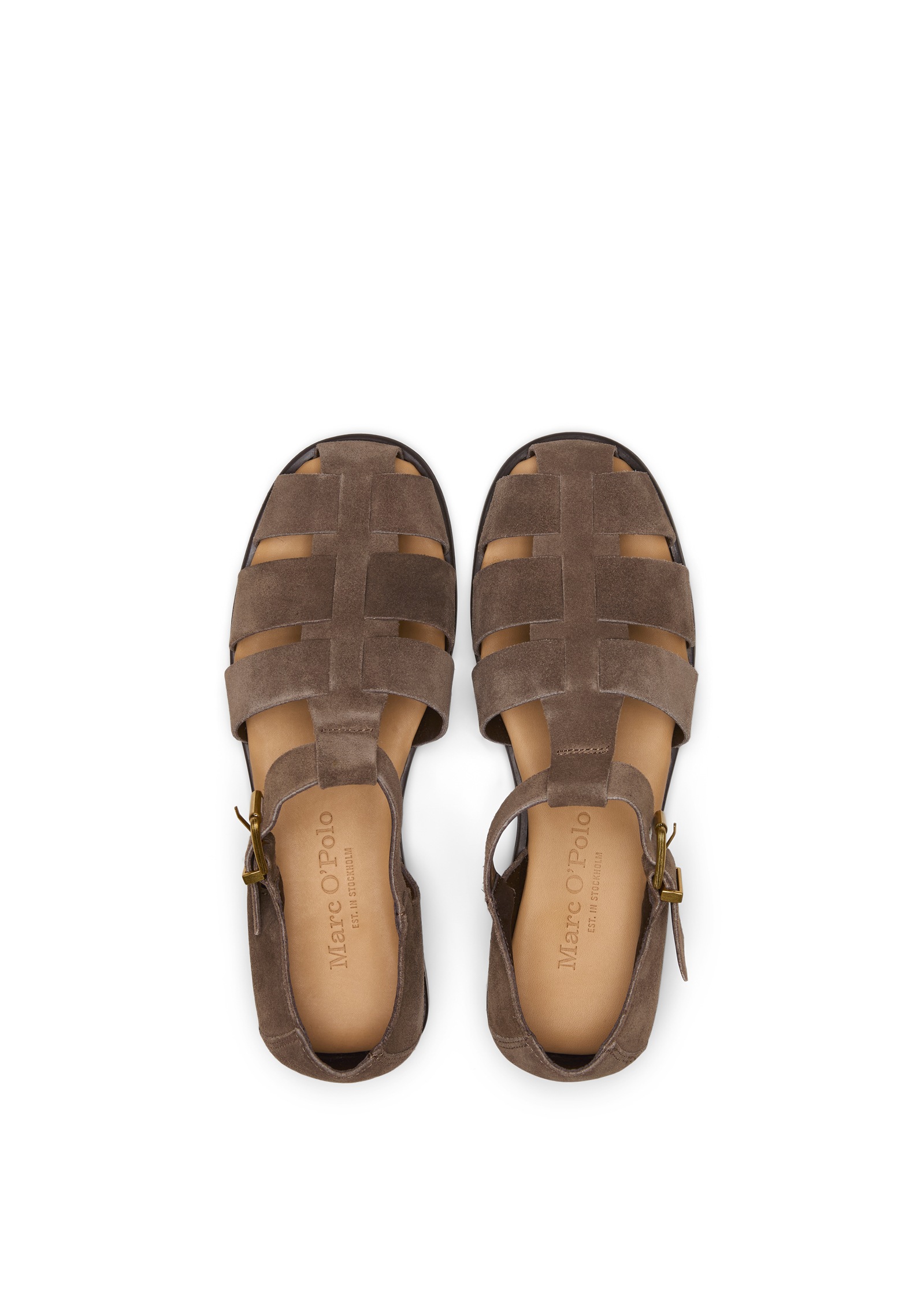 Marc O'Polo Sandale »aus softem Veloursleder«