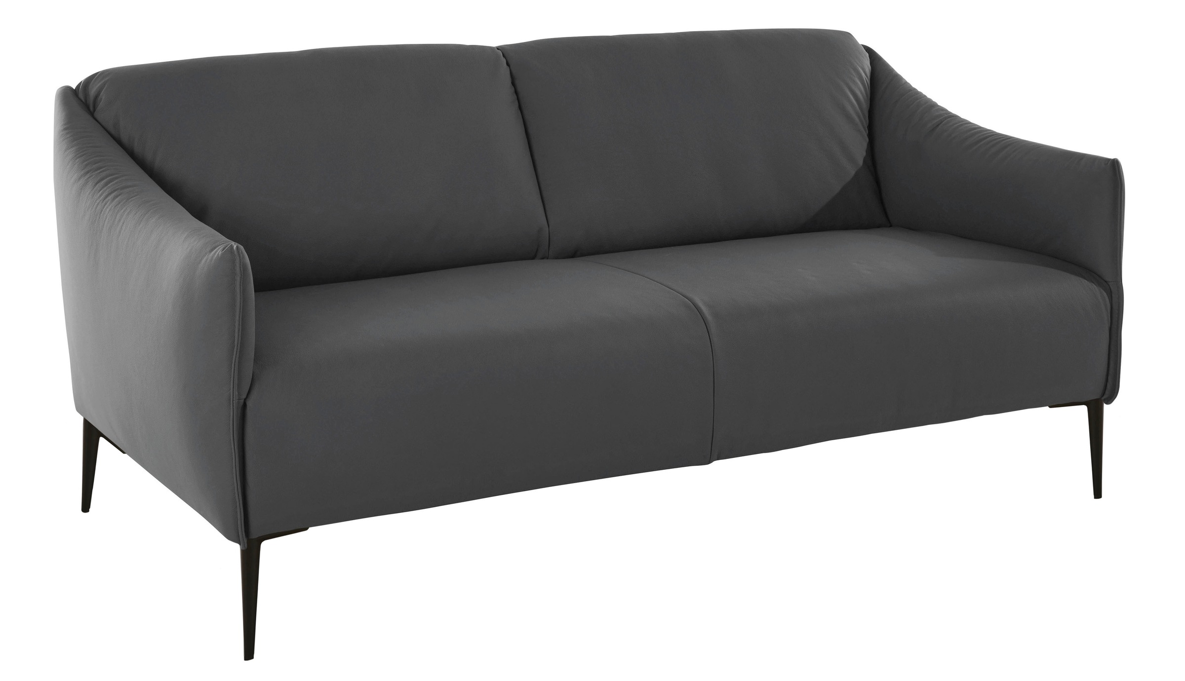 W.SCHILLIG 2,5-Sitzer »sally«, mit Metallfüßen in Schwarz pulverbeschichtet, Breite 174 cm