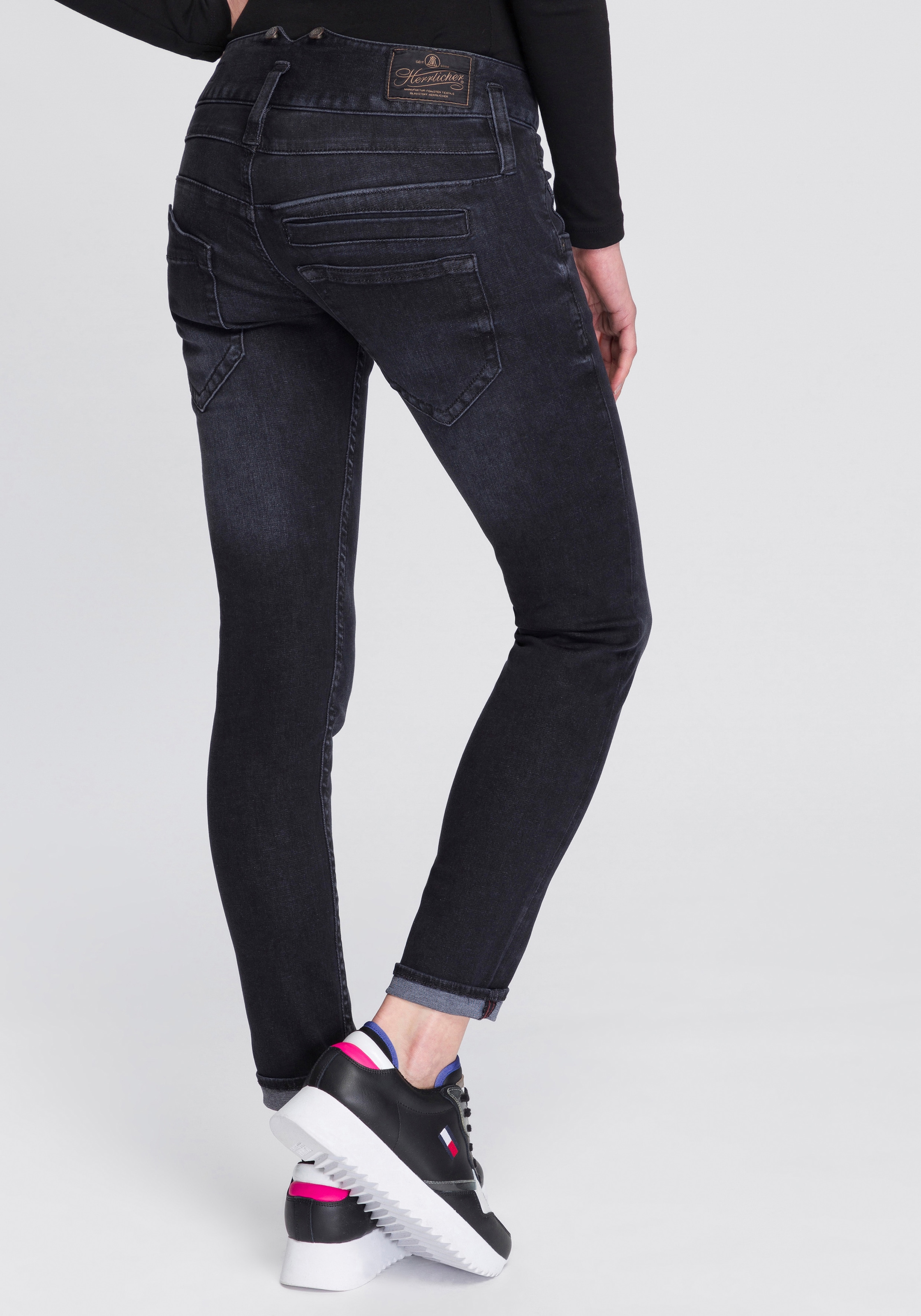 Herrlicher Slim-fit-Jeans »PITCH SLIM REUSED«, umweltfreundlich dank der ISKO New Technology