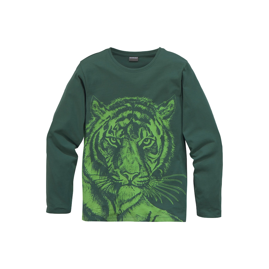 KIDSWORLD Langarmshirt »NEON TIGER«