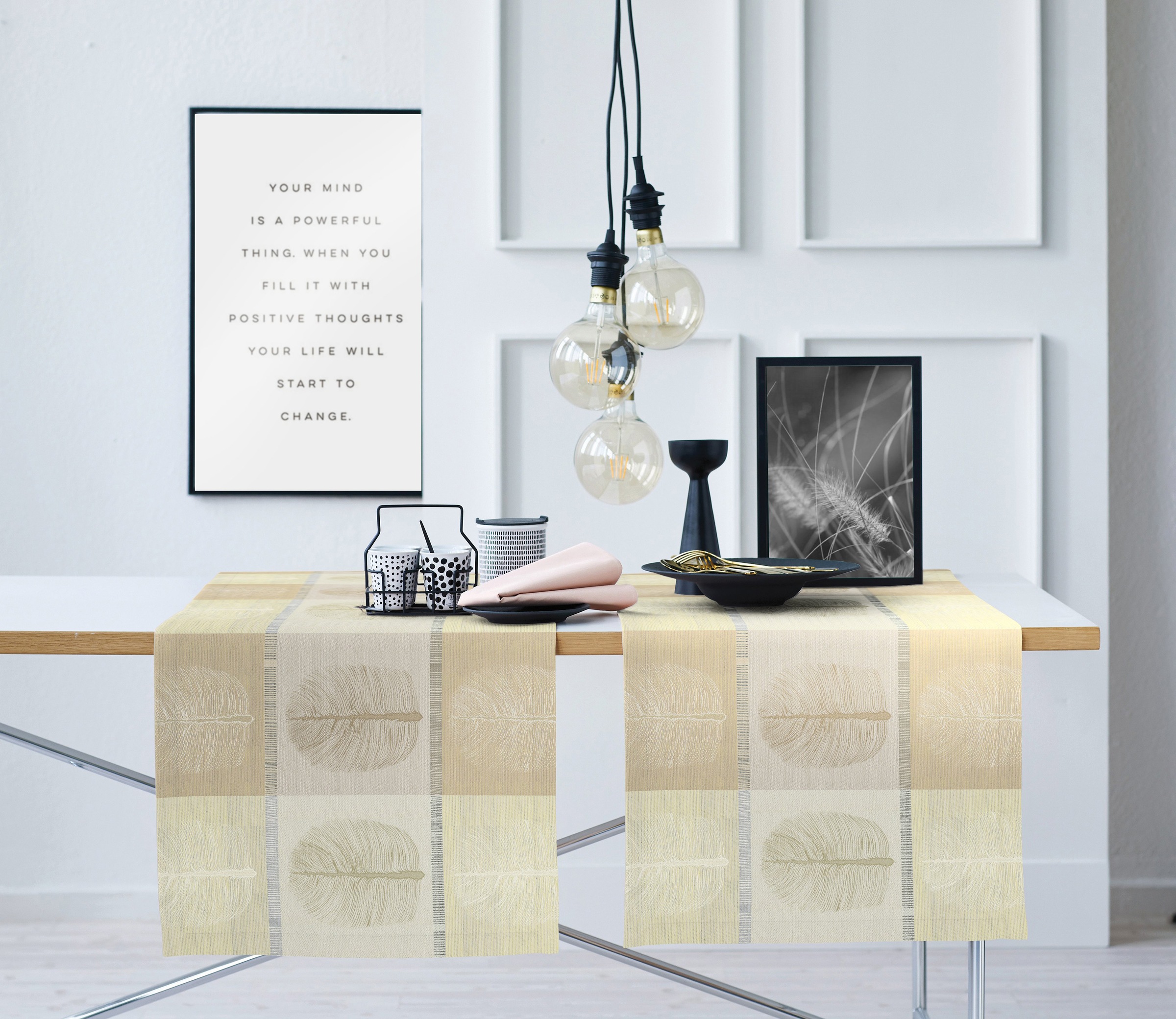 APELT Tischläufer "Vito, LOFT STYLE" Jacquardgewebe günstig online kaufen