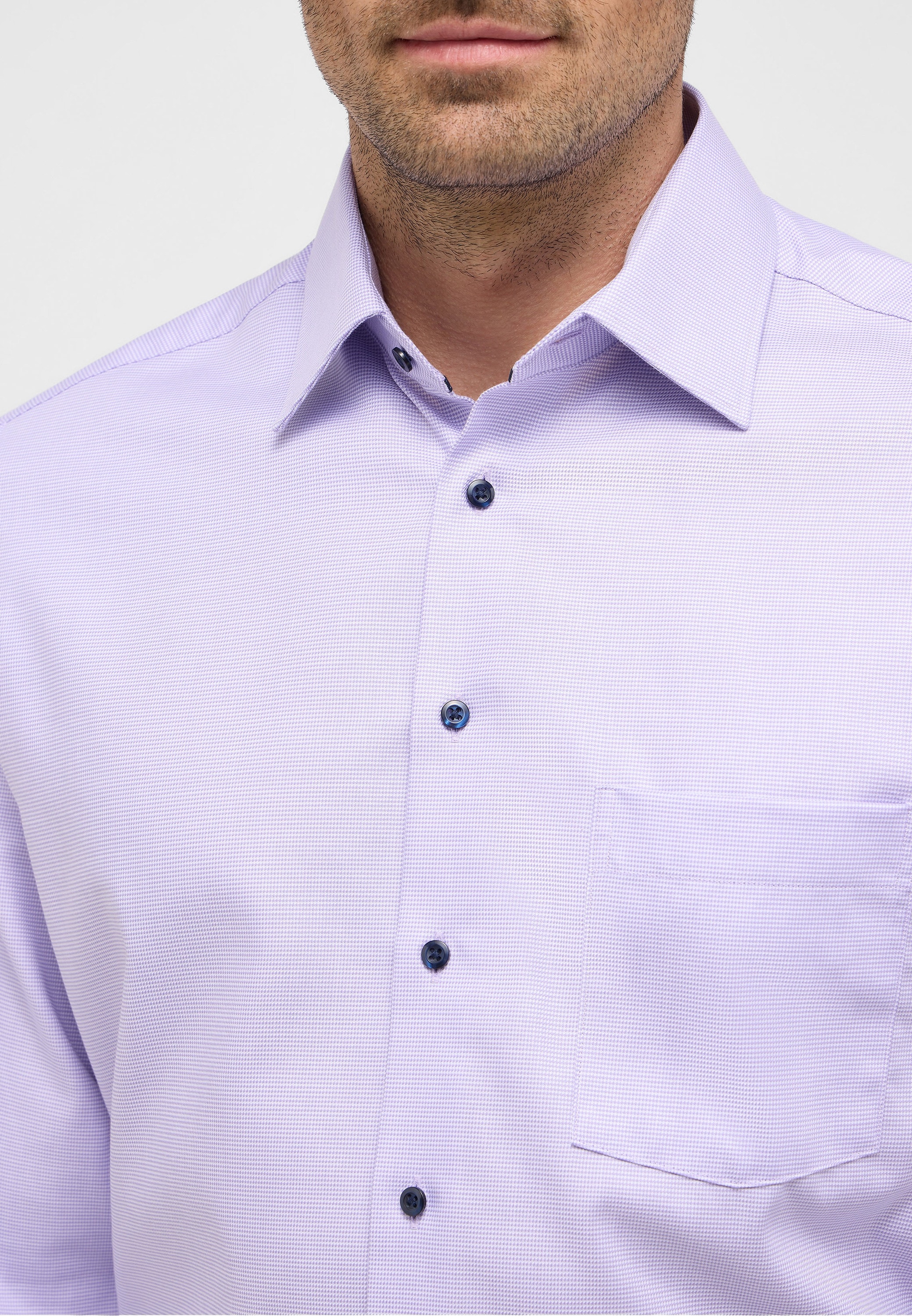 Eterna Langarmhemd »MODERN FIT«, NON IRON (bügelfrei)