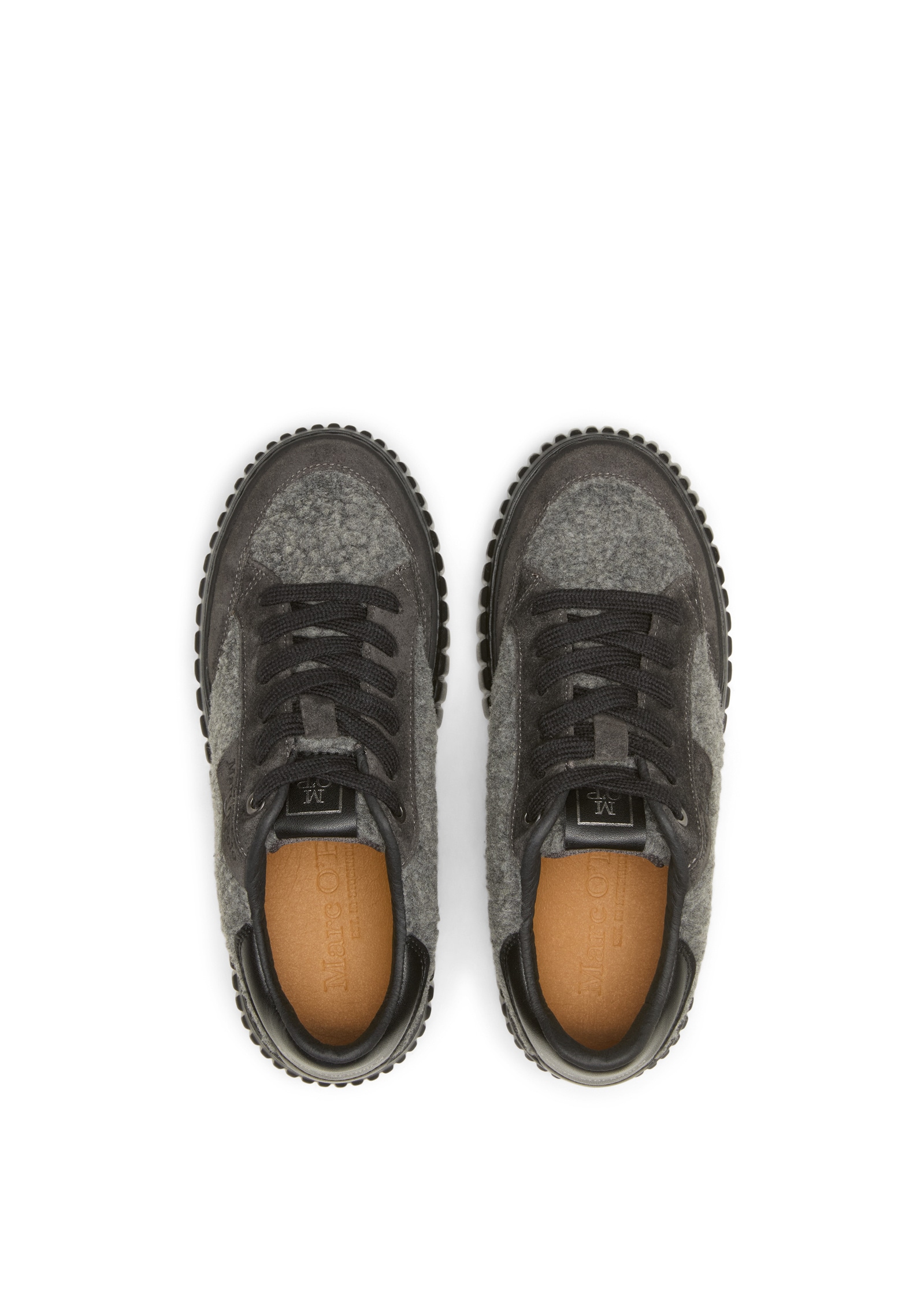 Marc O'Polo Sneaker »aus Veloursleder und Teddyfell«