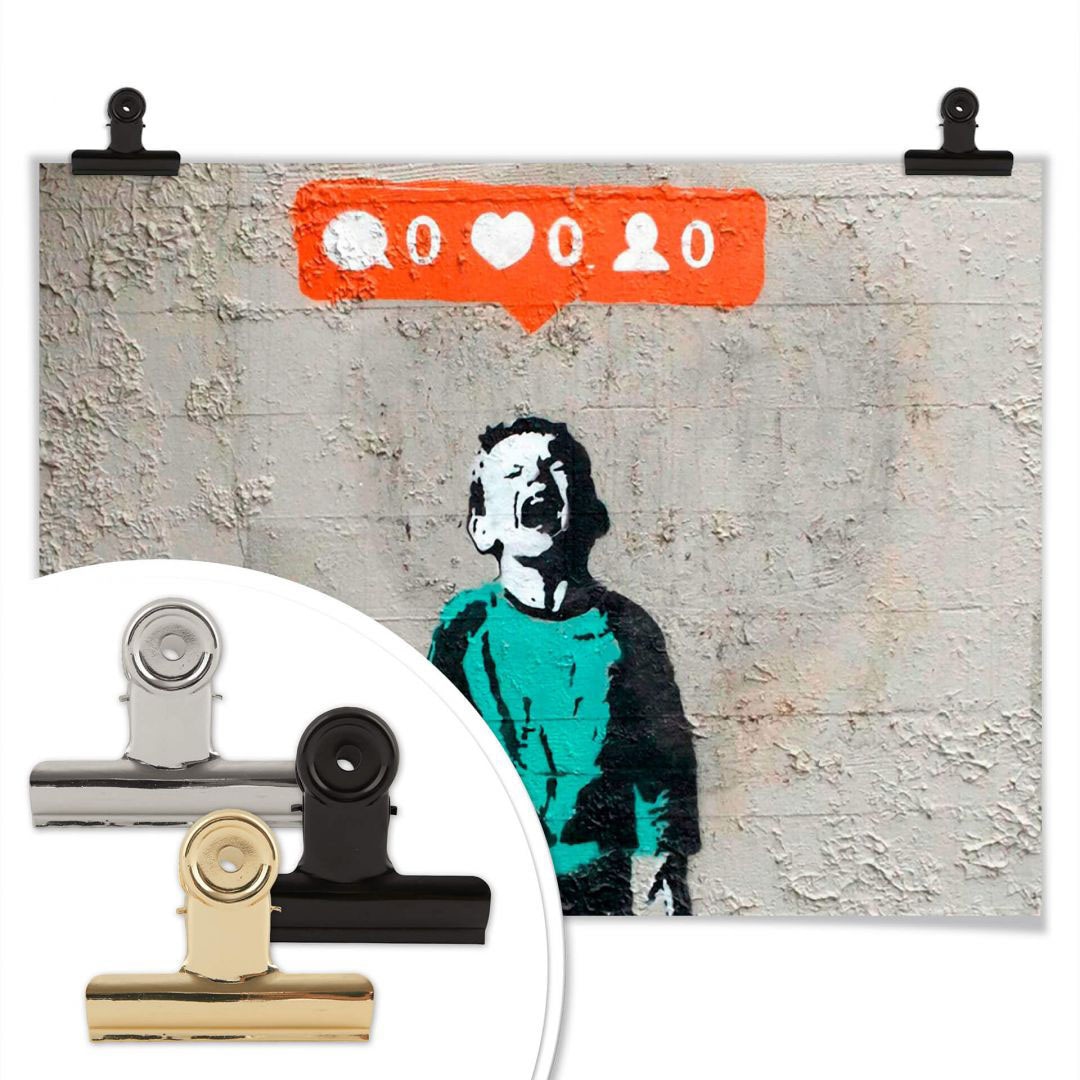 me«, Wandposter »Graffiti Wandbild, bestellen Bilder Wall-Art Nobody | Schriftzug, Poster (1 St.), likes BAUR Bild, Poster,