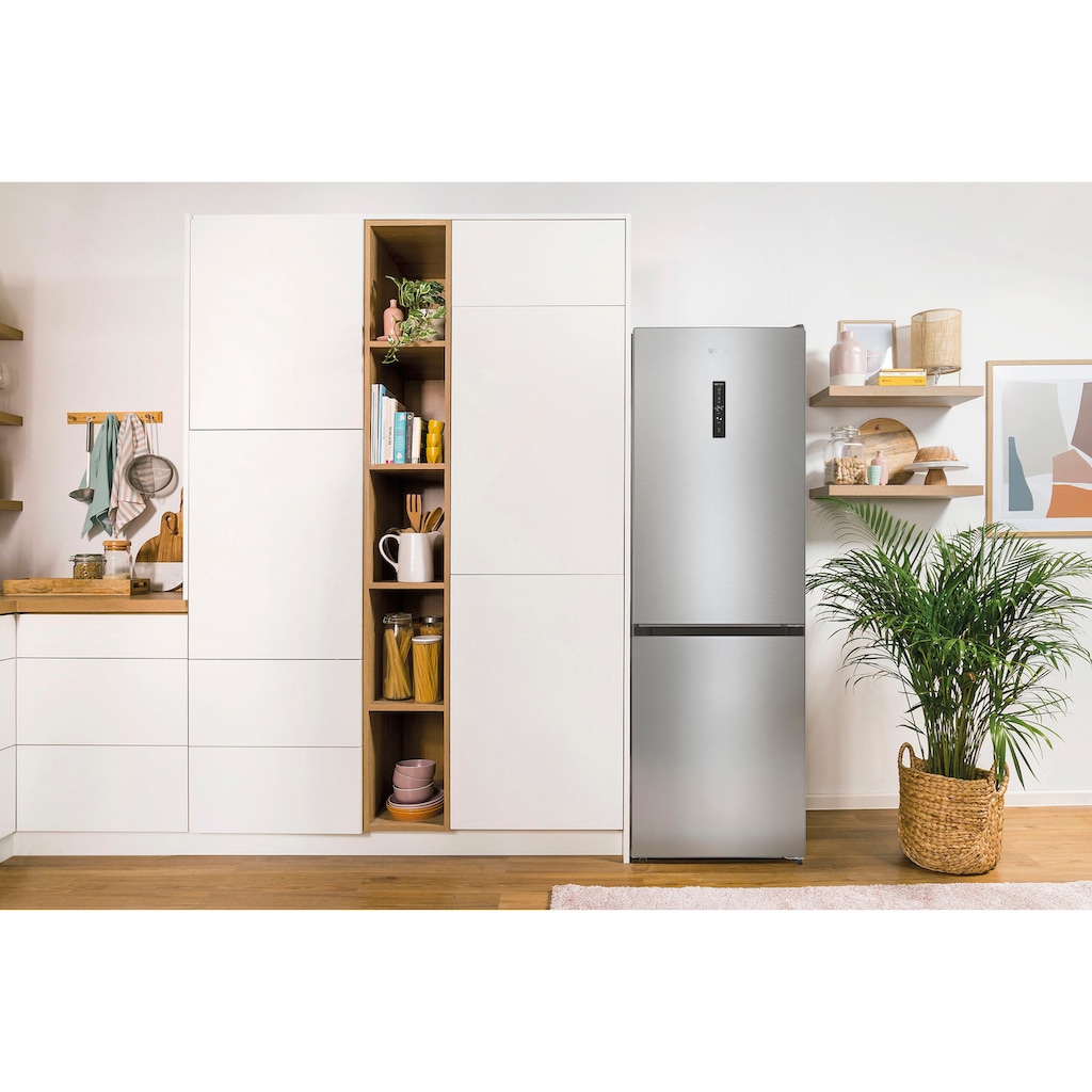 GORENJE Kühl-/Gefrierkombination »NK 79B0«, NK79B0DXL, 185 cm hoch, 60 cm breit