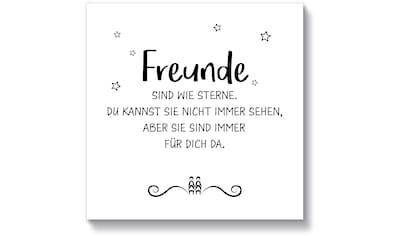 Artland Holzbild »Freunde II«, Sprüche & Texte, (1 St.) kaufen