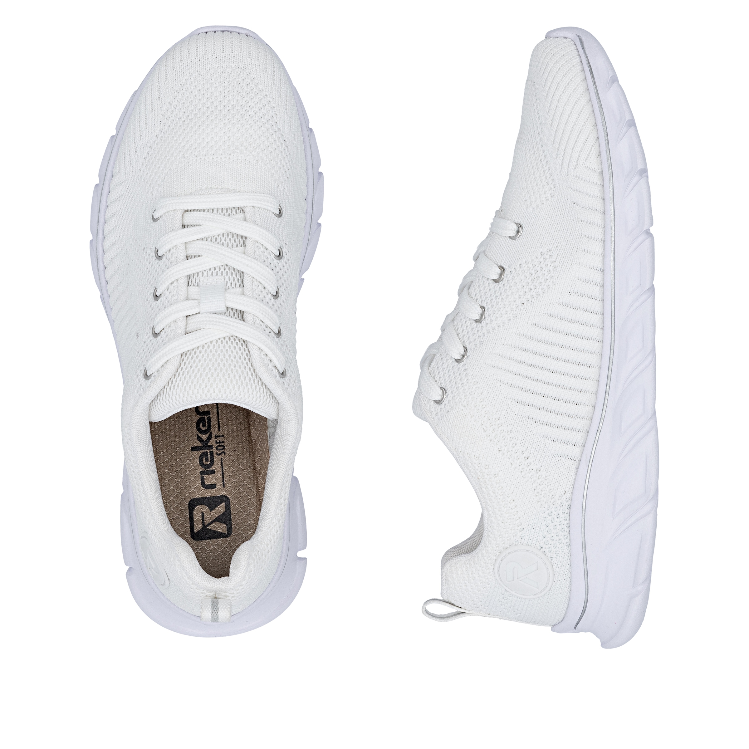 Rieker Sneaker  mit leichter Laufsohle, Freizeitschuh, Halbschuh, Schnürschuh
