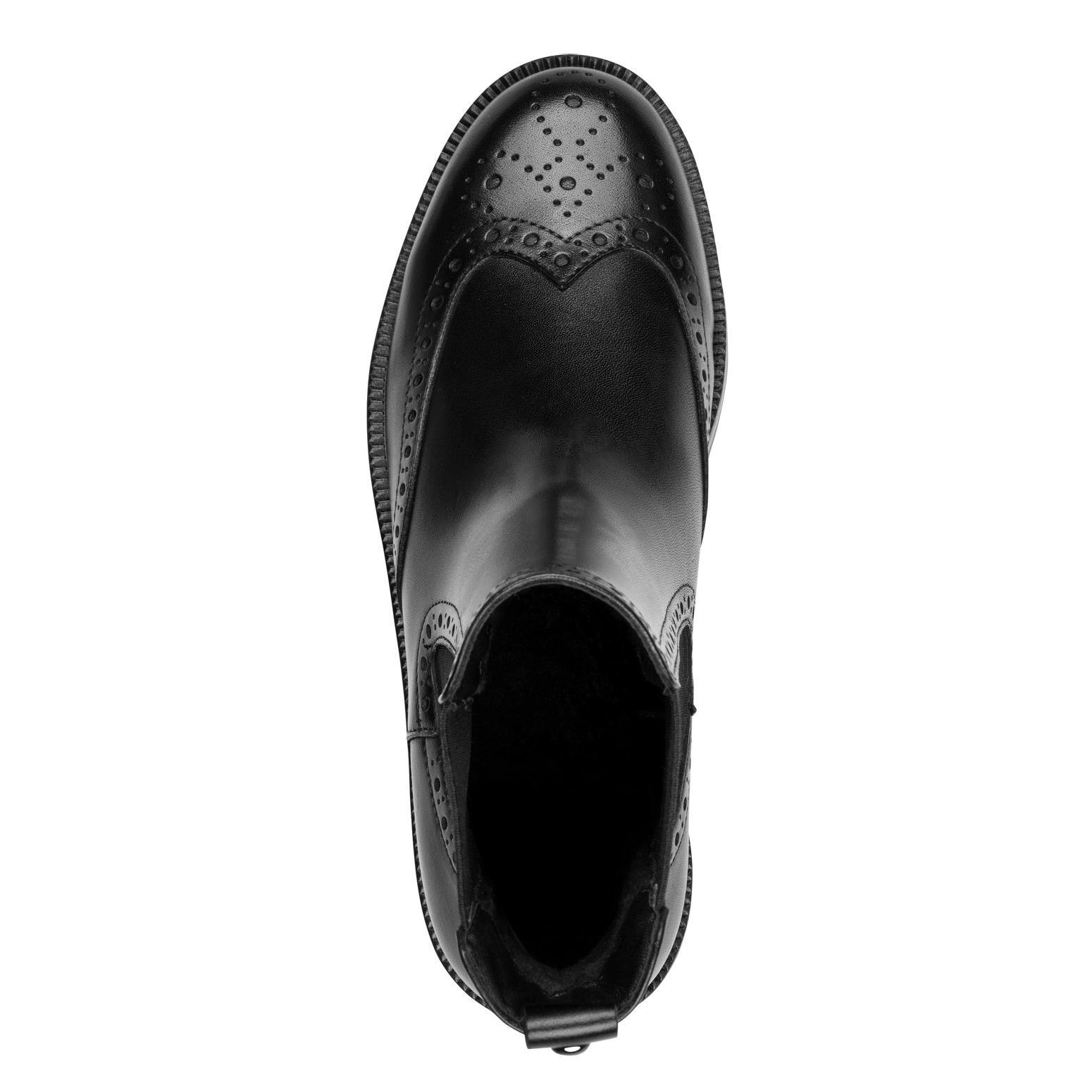 Tamaris Chelseaboots, Blockabsatz, Stiefelette, Businessschuh mit eleganter Lyralochung