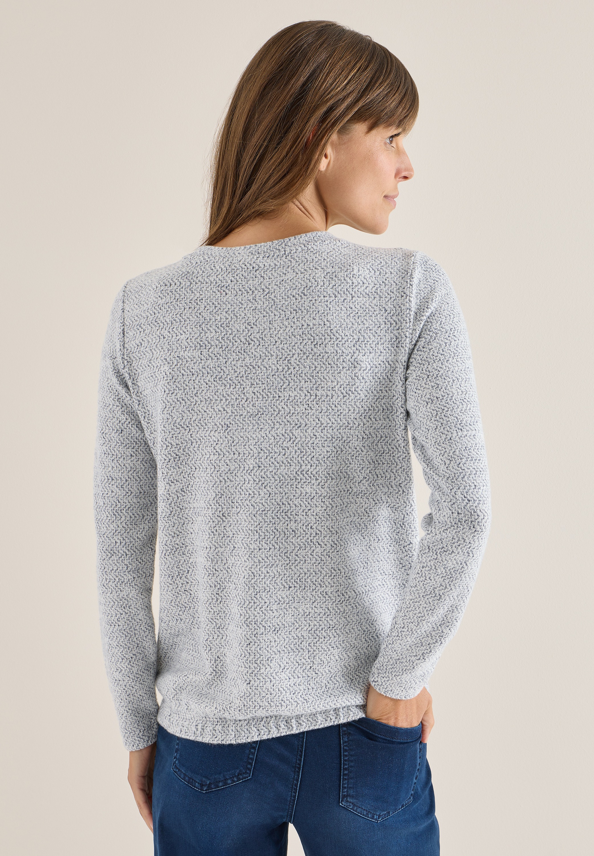 Cecil Langarmshirt mit Elastiksaum günstig online kaufen