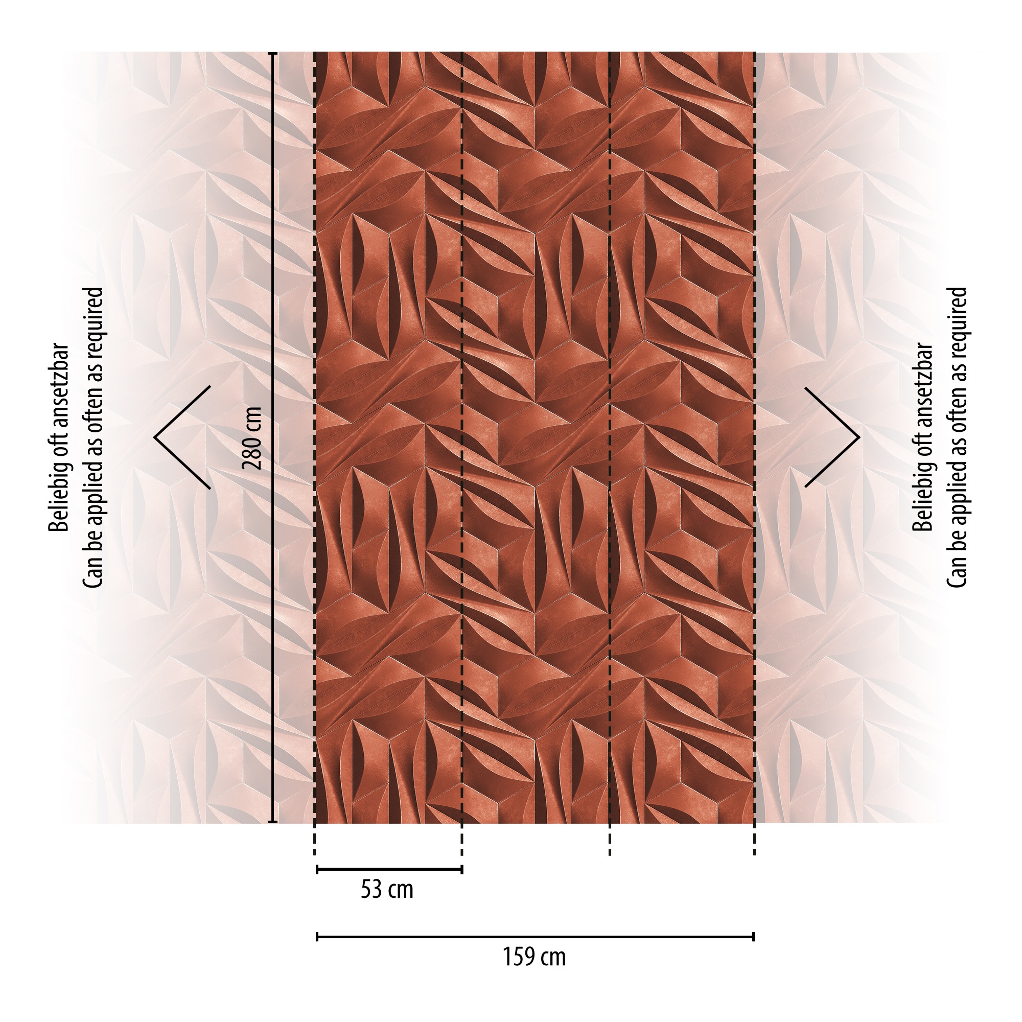 living walls Fototapete »Metropolitan Stories. Travel Styles. 3D-Tapete«, matt-gemustert-neutral, Fototapete 3D-Effekt Grafisch Metallic-Effekt Designtapete Tapeten