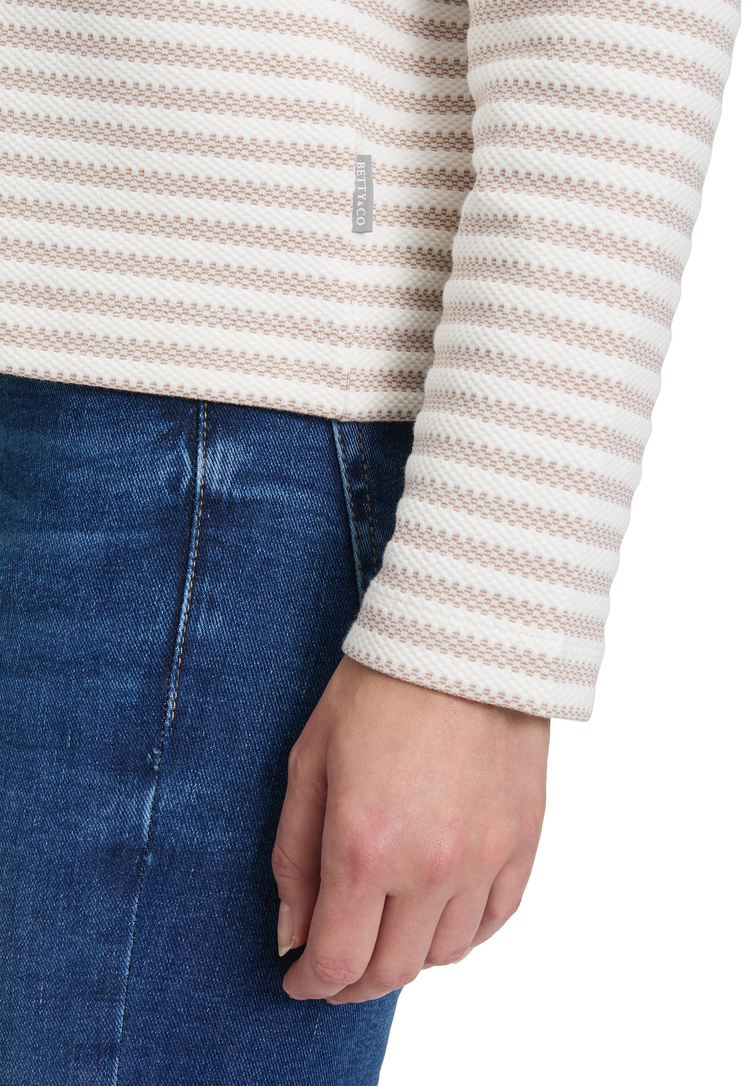 Betty&Co Sweatshirt »Betty & Co Damen Sweatshirt mit U-Boot-Ausschnitt«