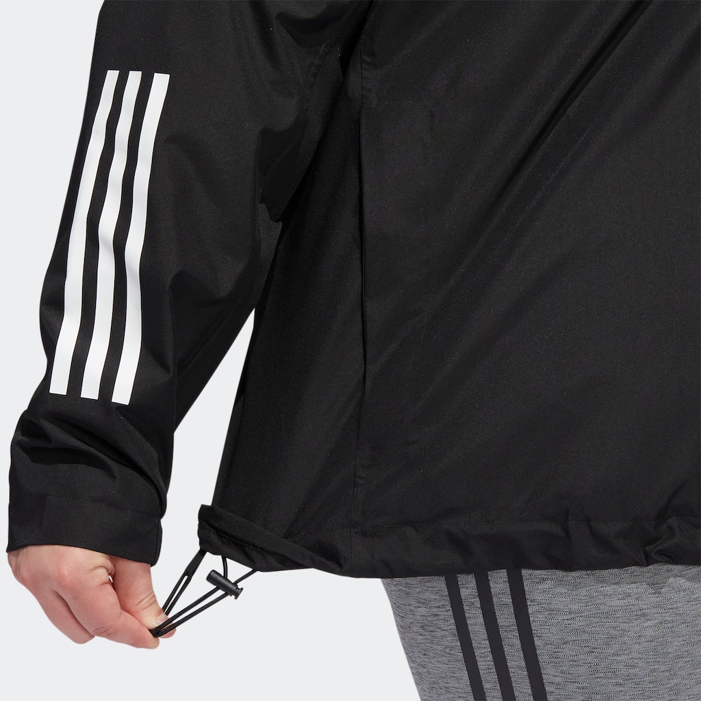 adidas Sportswear Outdoorjacke »BSC 3STREIFEN RAIN.RDY«, mit Kapuze