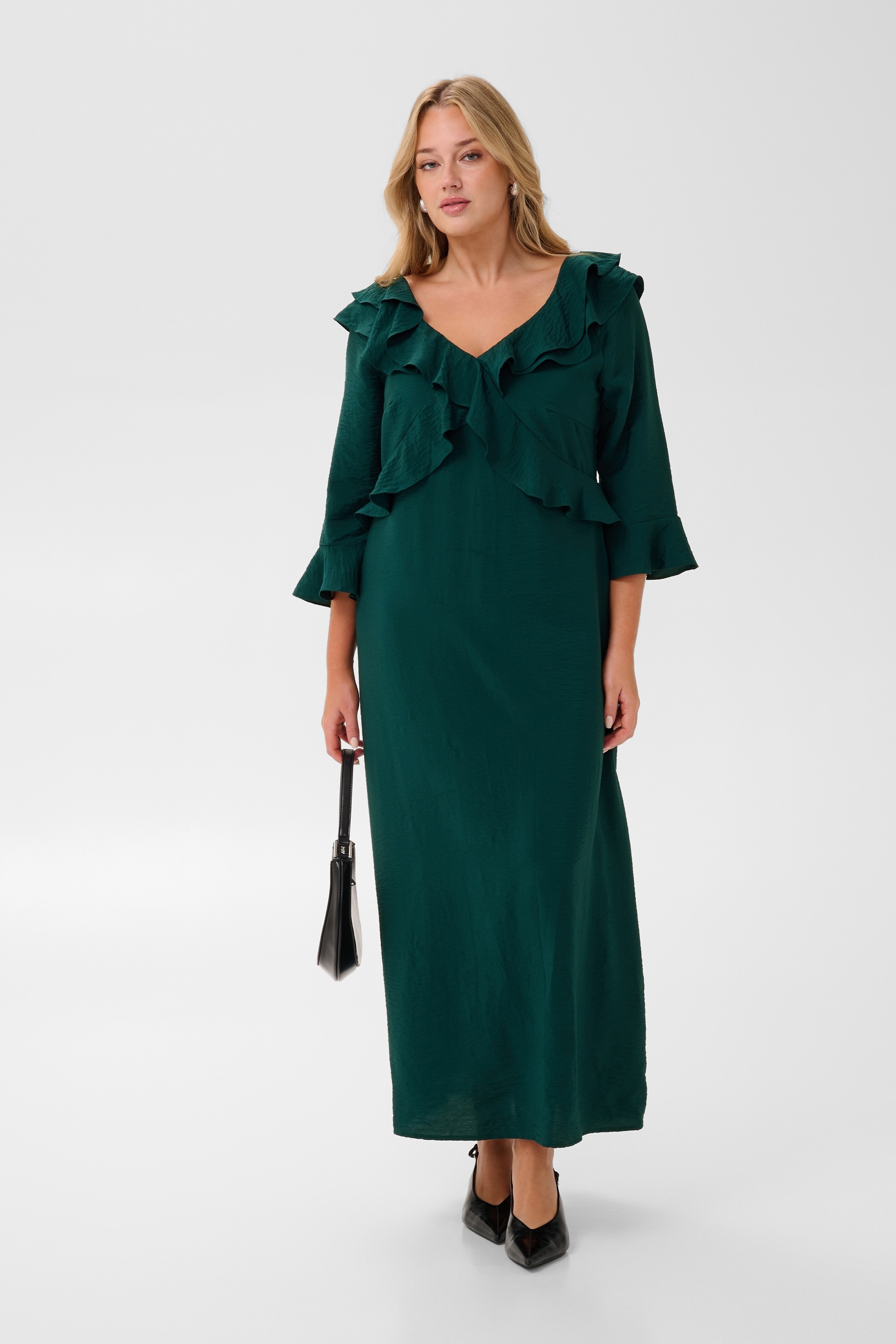 KAFFE Curve Midikleid »KAFFE Curve Kleid KCelsa«
