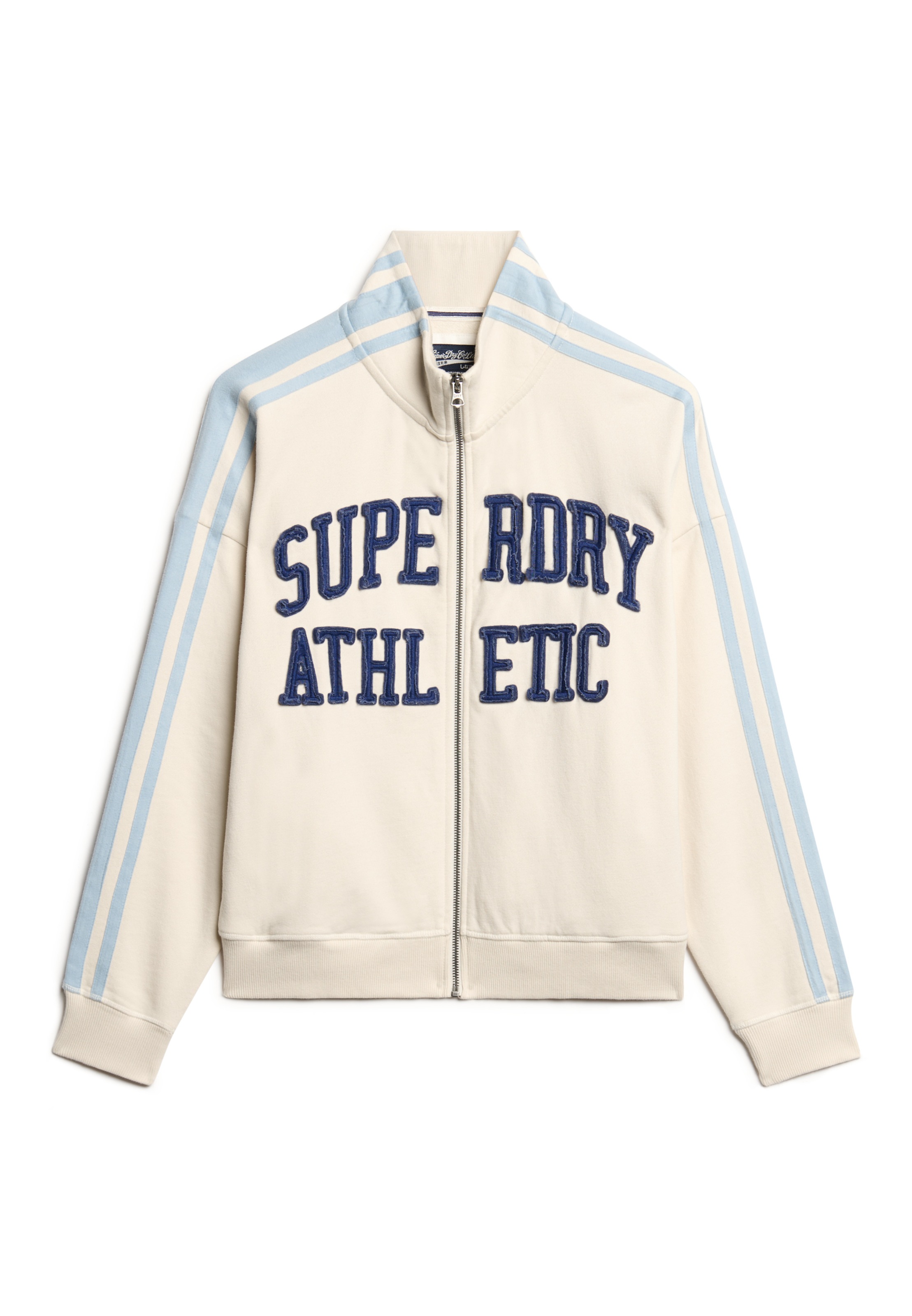 Superdry Sweatjacke »ATHLETIC APPLQ LOOSE ZIP TRACK«, mit hochwertiger Front-Applikation