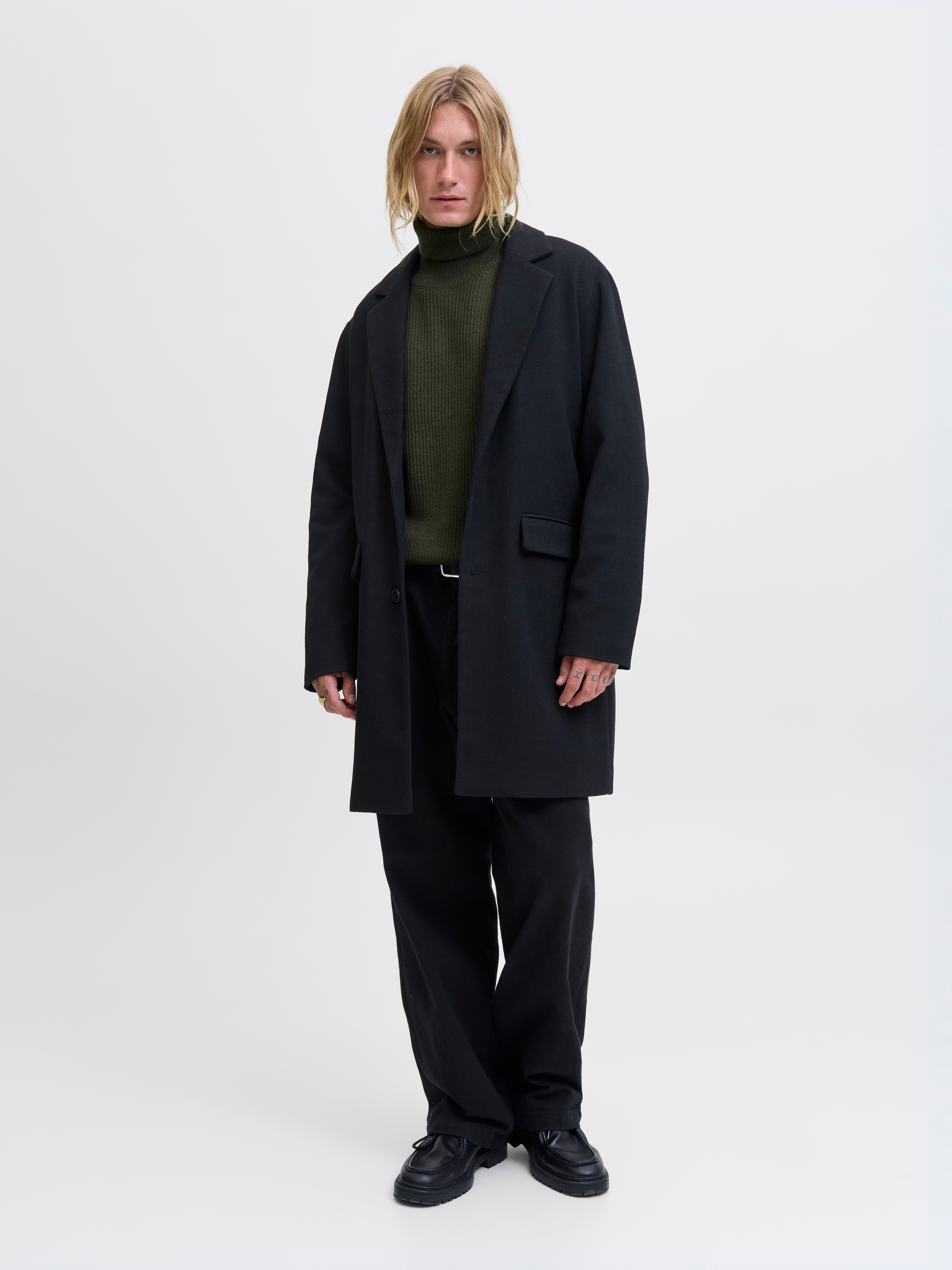 Jack & Jones Rollkragenpullover »JJPANNEL KNIT ROLL NECK AW25«