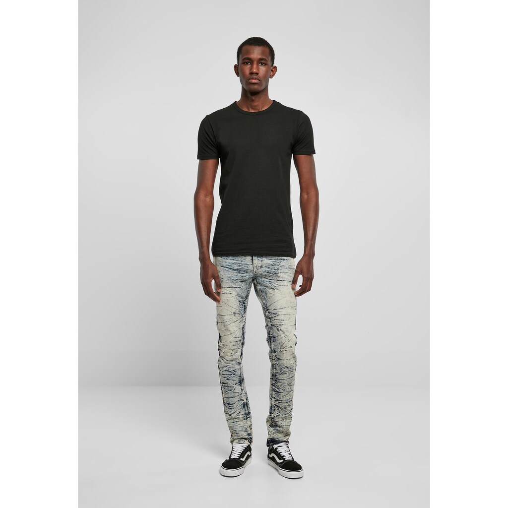 Southpole Bequeme Jeans »Southpole Herren Stretch Signature Denim«, (1 tlg.)