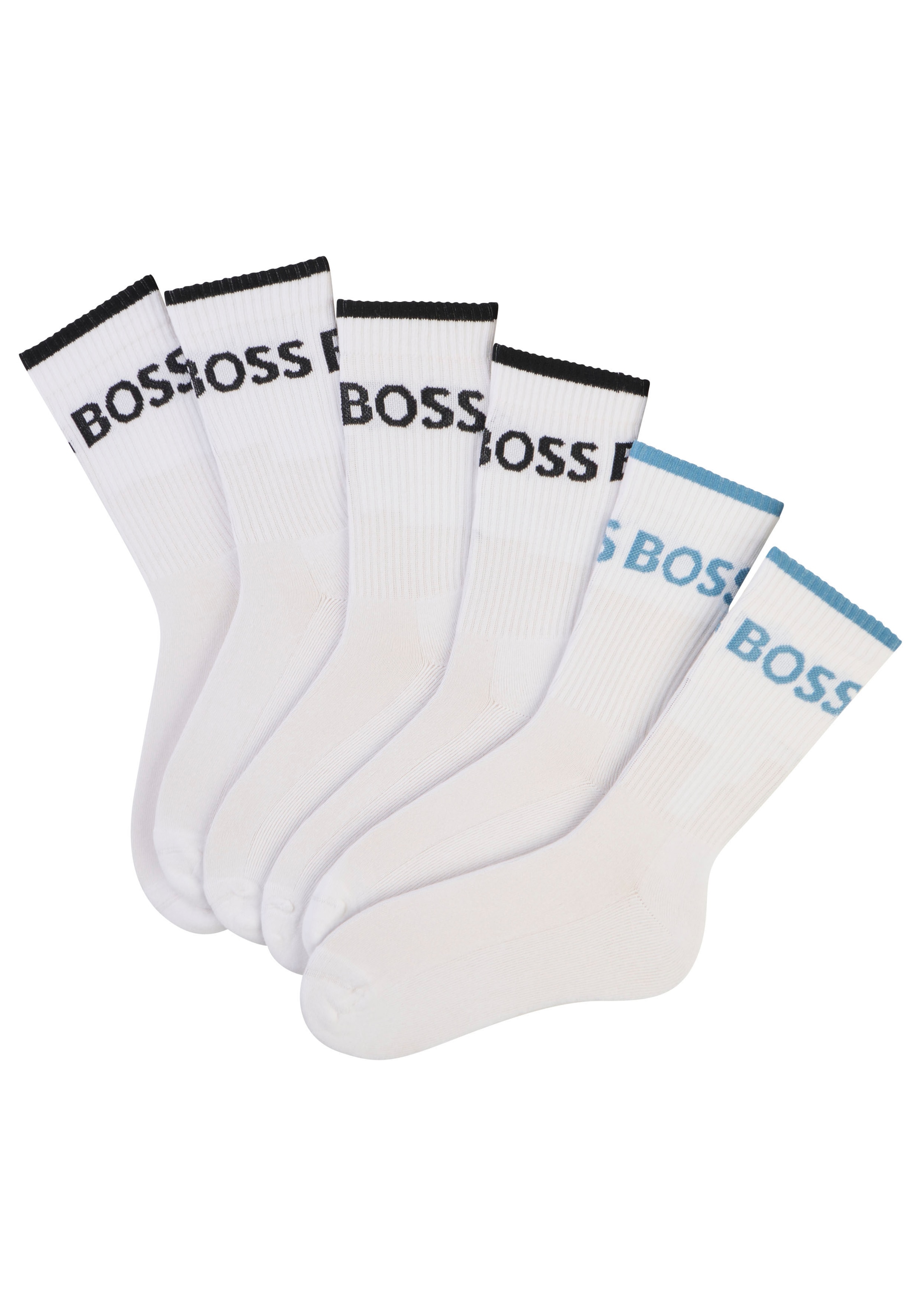 BOSS Businesssocken "6P QS Stripe CC" Packung, 6er, 6 Paar tlg. mit BOSS Sc günstig online kaufen