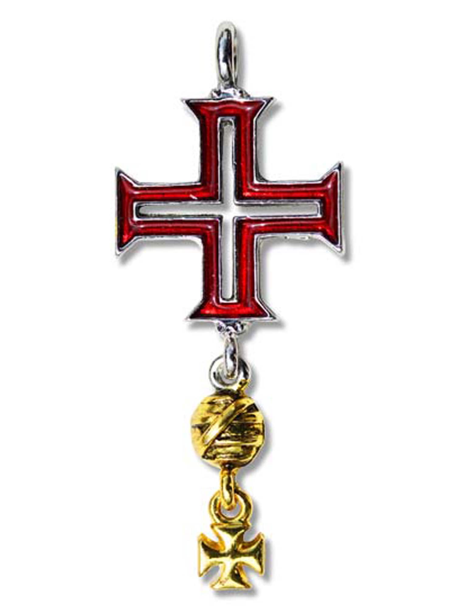 Amulett »Amulett Anhänger Talismane der Tempelritter Tomar Kreuz«, Tomar Kreuz -...