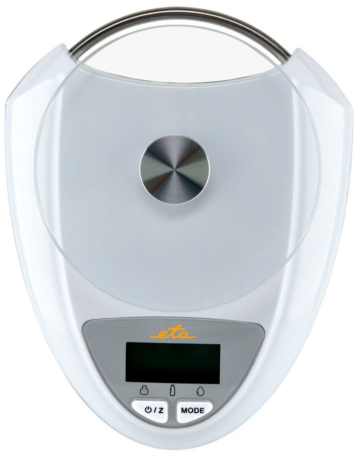 eta Küchenwaage »ETA777890000«, (1 tlg.), bis 5kg, Genauigkeit 1g, TARE, Touch-Steuerung