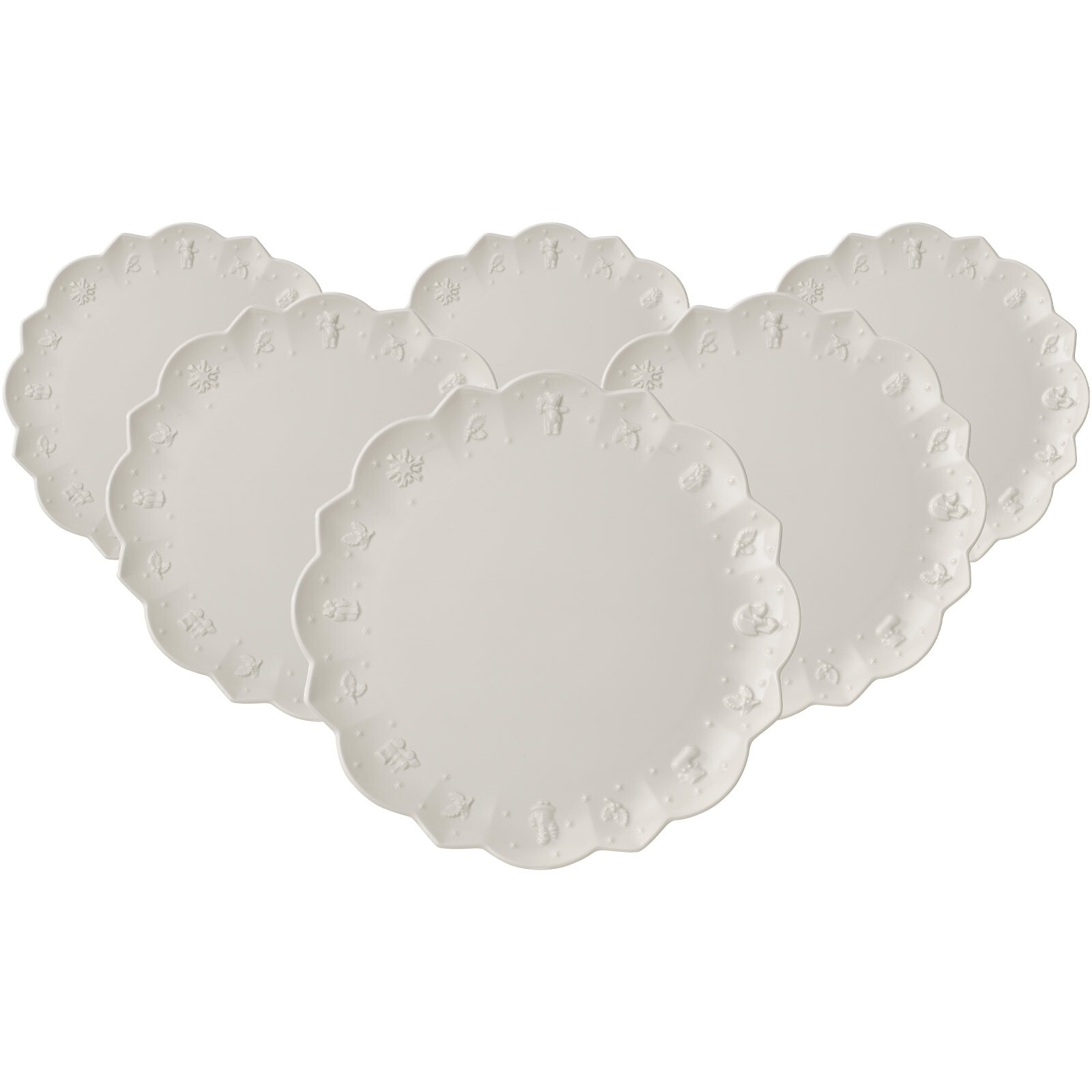 Villeroy & Boch Speiseteller "Speiseteller Toys Delight Royal Classic ø 29,5 cm 6er Set weiß"