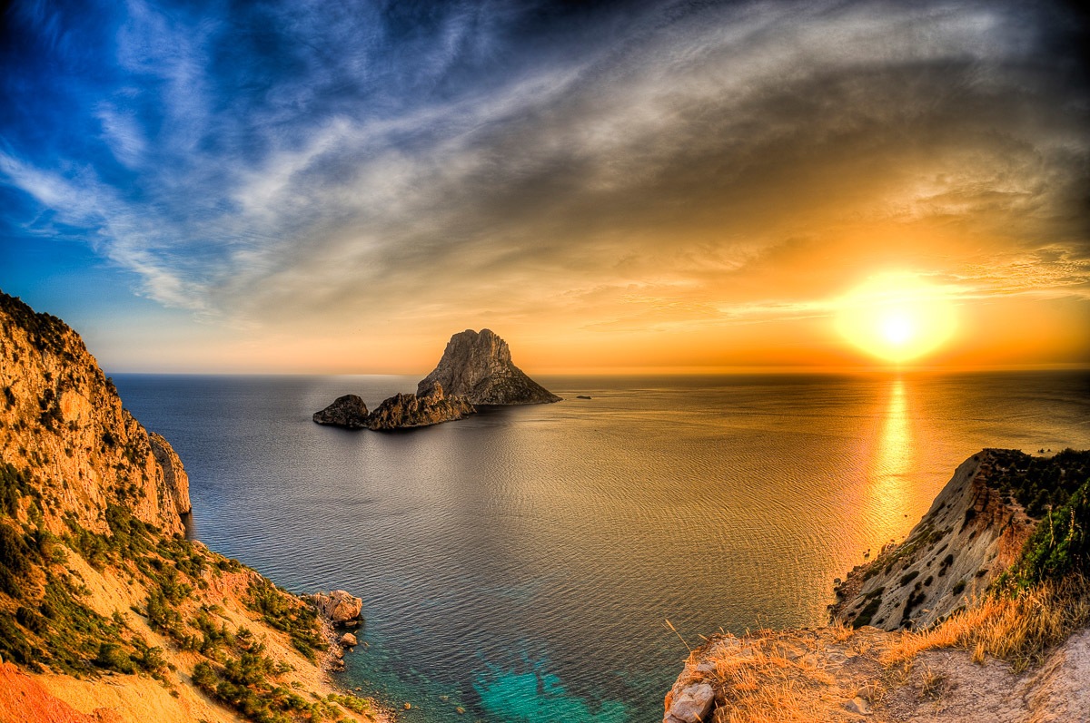 Papermoon Fototapete "Insel Es Vedrá Ibiza" günstig online kaufen