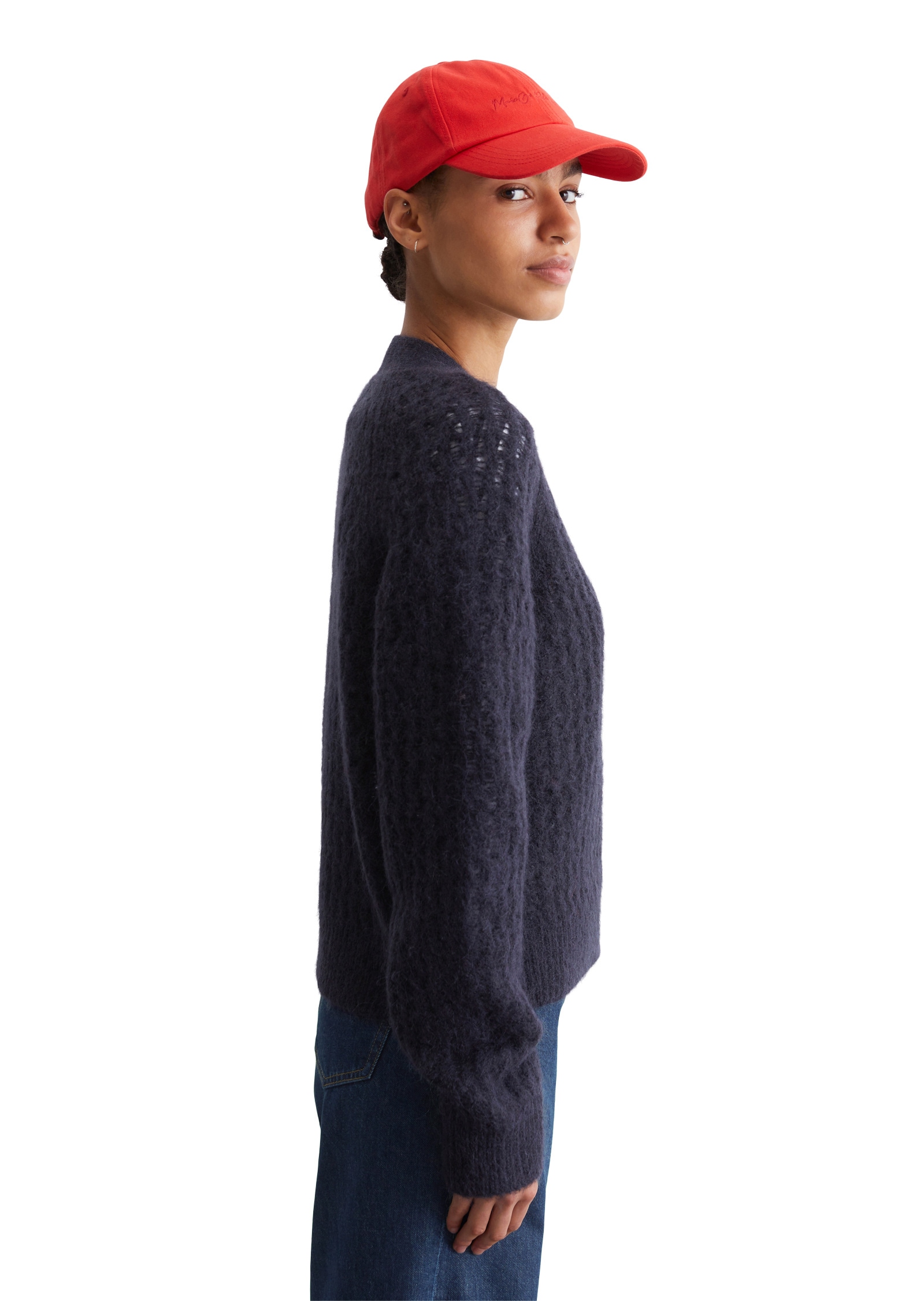 Marc O'Polo DENIM Cardigan »aus gebürstetem Schurwolle-Mohair-Mix«