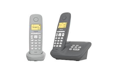 Schnurloses DECT-Telefon »A280A Duo«, (Mobilteile: 2), mit Anrufbeantworter,...