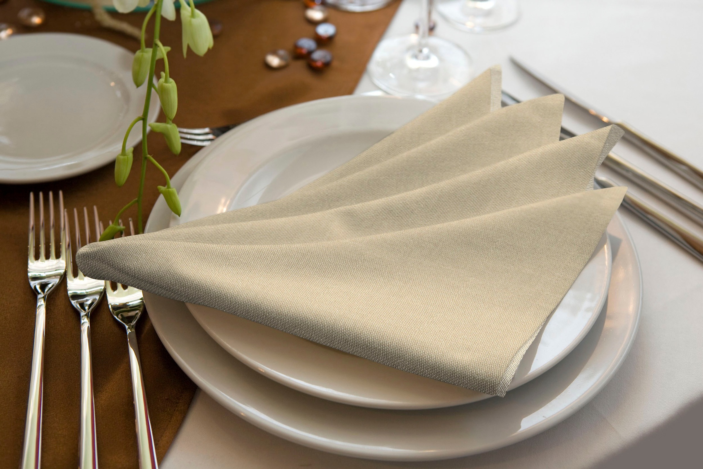 Adam Stoffserviette »Uni Light Collection«