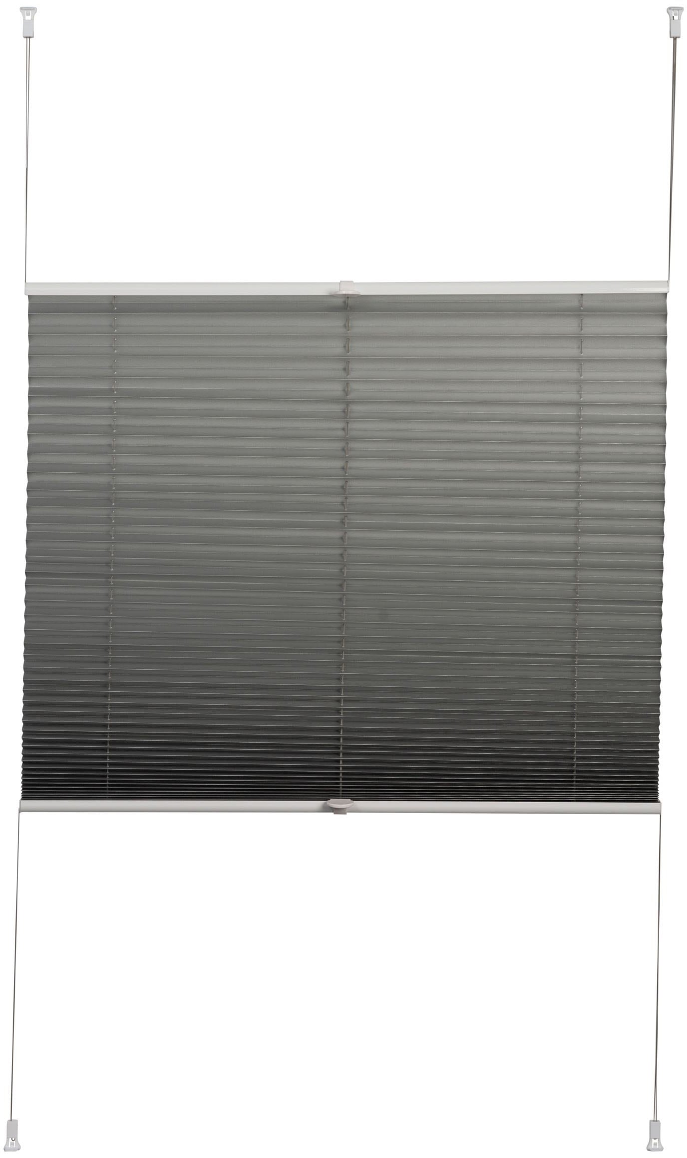 K-HOME Plissee »Klemmfix Pisa«, Lichtschutz, ohne Bohren, verspannt, Crushed-Optik