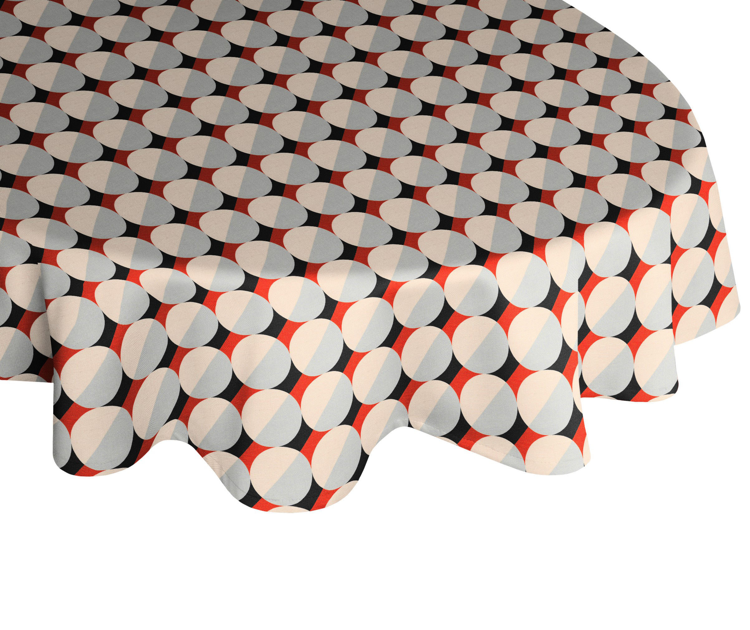 Adam Tischdecke "Circles" aus 100% Bio-Baumwolle