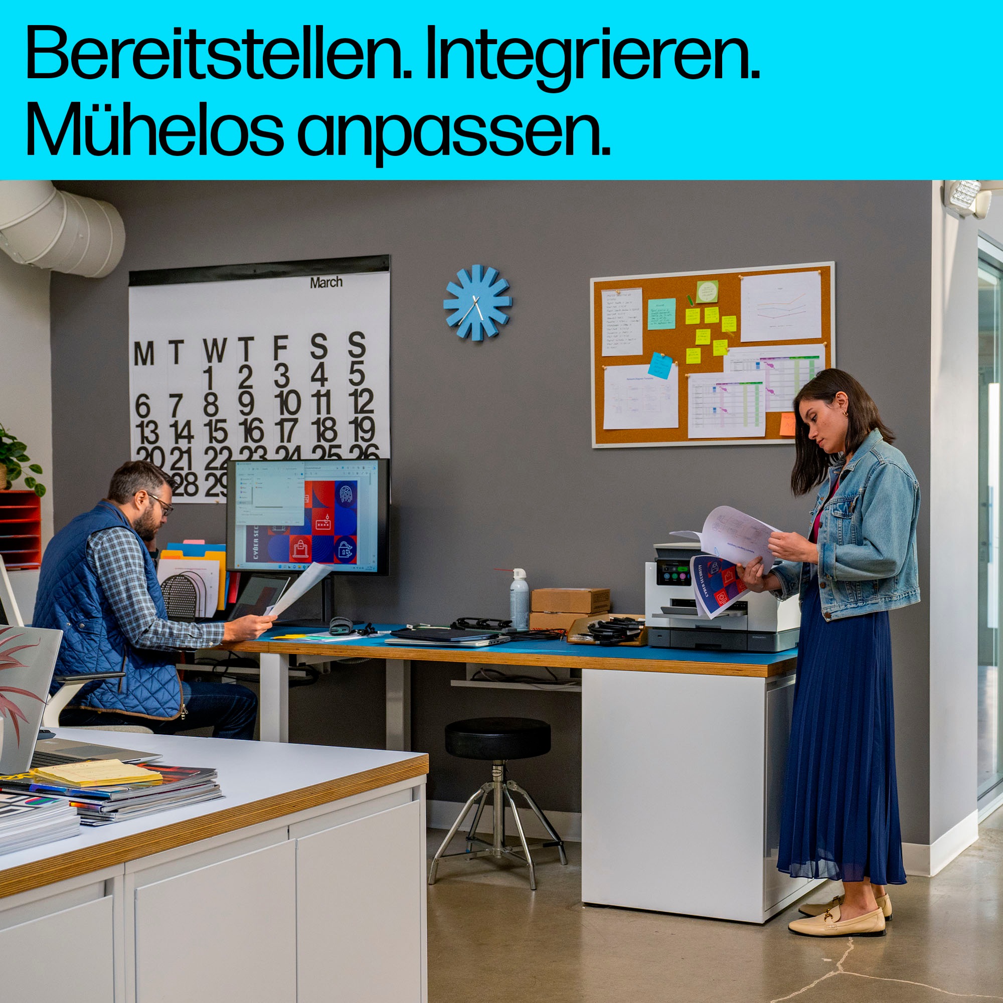 HP Multifunktionsdrucker »OfficeJet Pro 9130b«, HP Instant Ink kompatibel