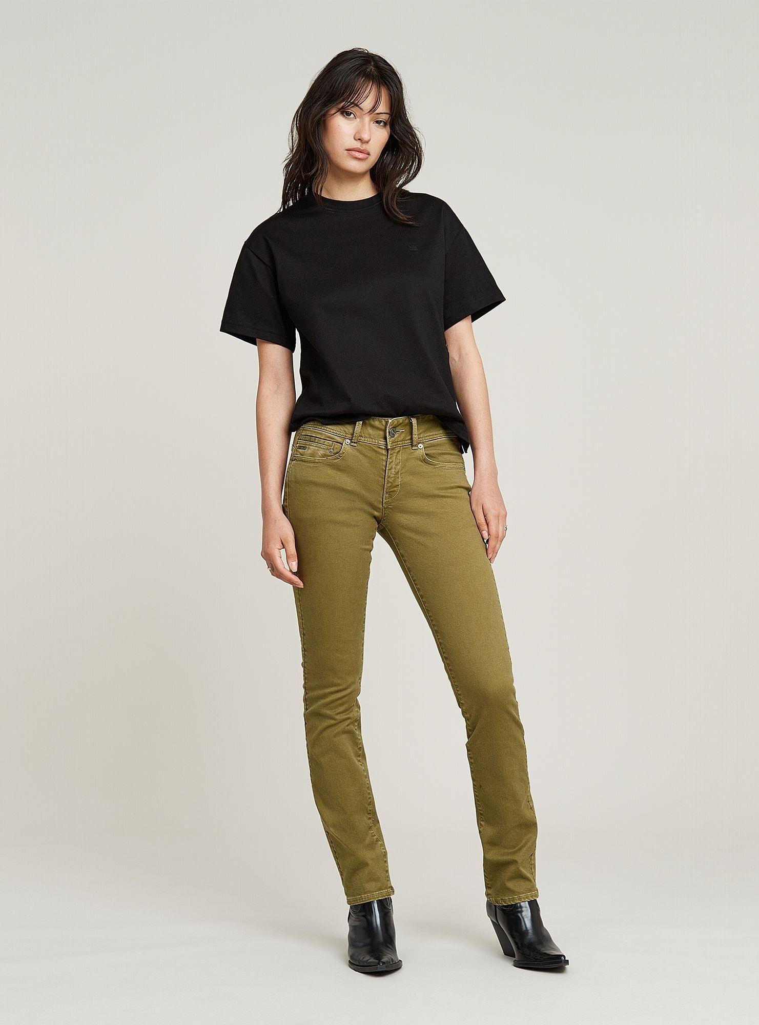 G-STAR T-Shirt »Side Buttons Relaxed Top«