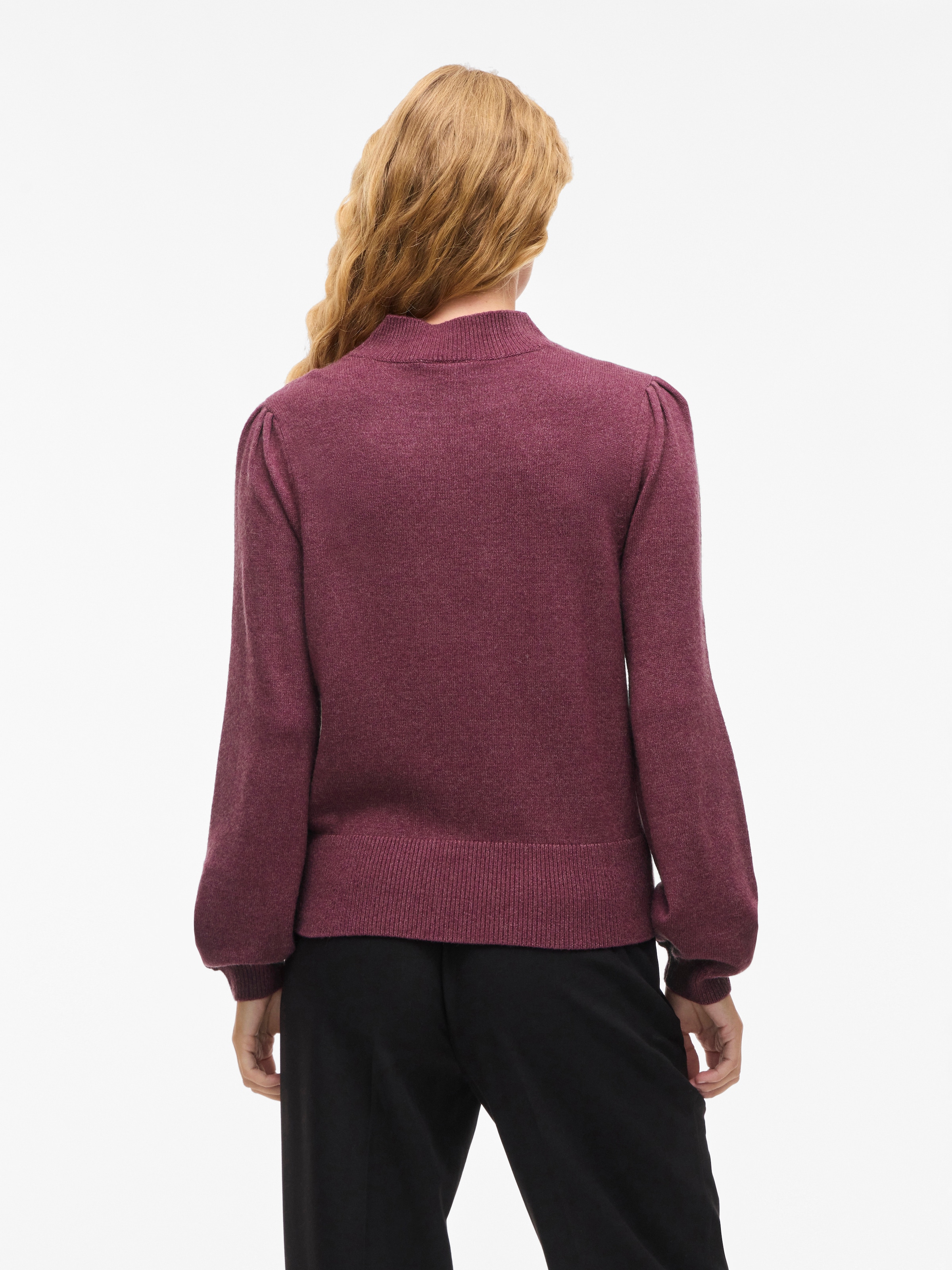 Vila Rundhalspullover »VIRIL TURTLE-NK BALLOON L/S TOP - NOOS«