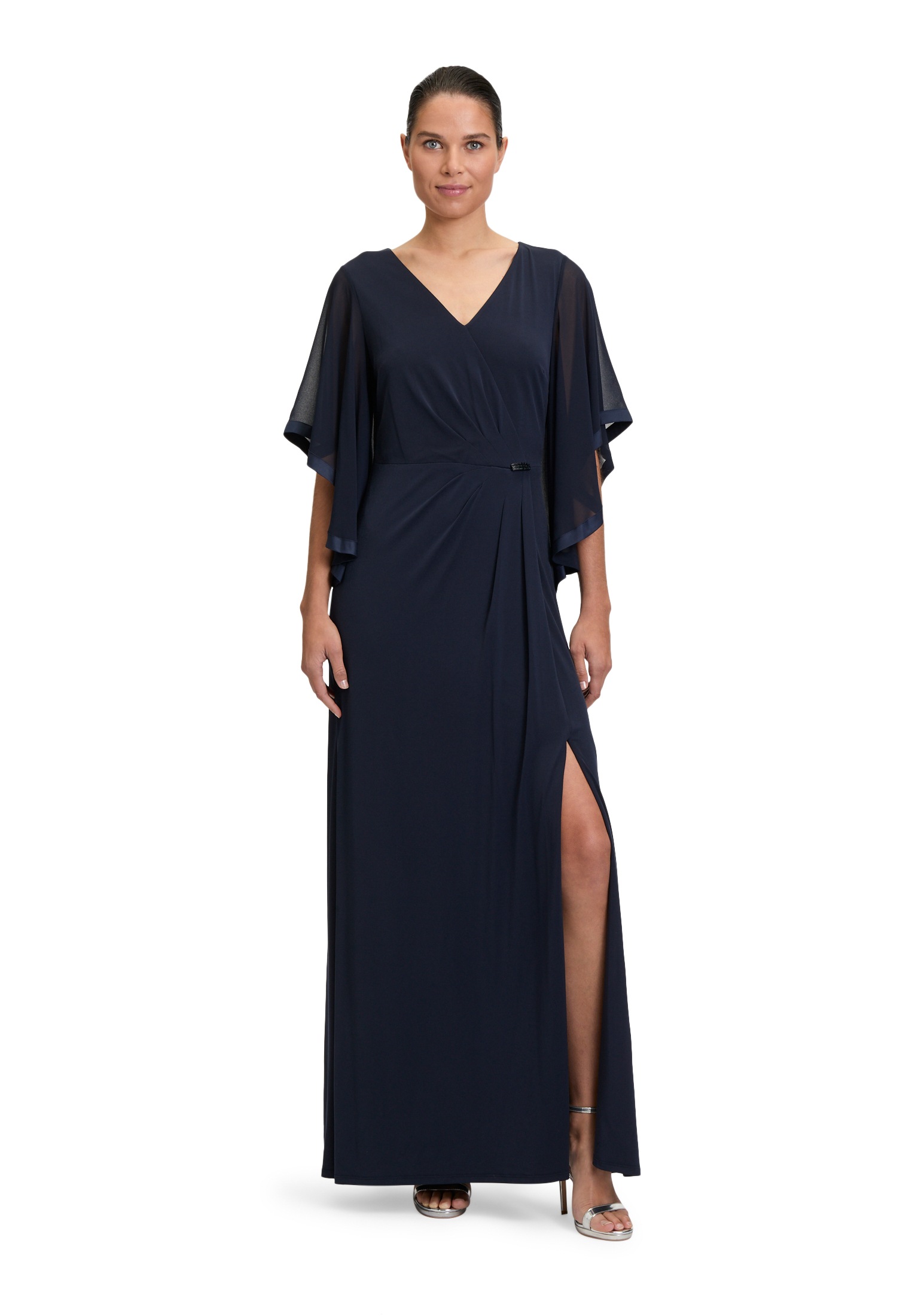 Vera Mont Abendkleid "Damen Abendkleid mit Flügelärmeln" Ohne Tasche Materi günstig online kaufen