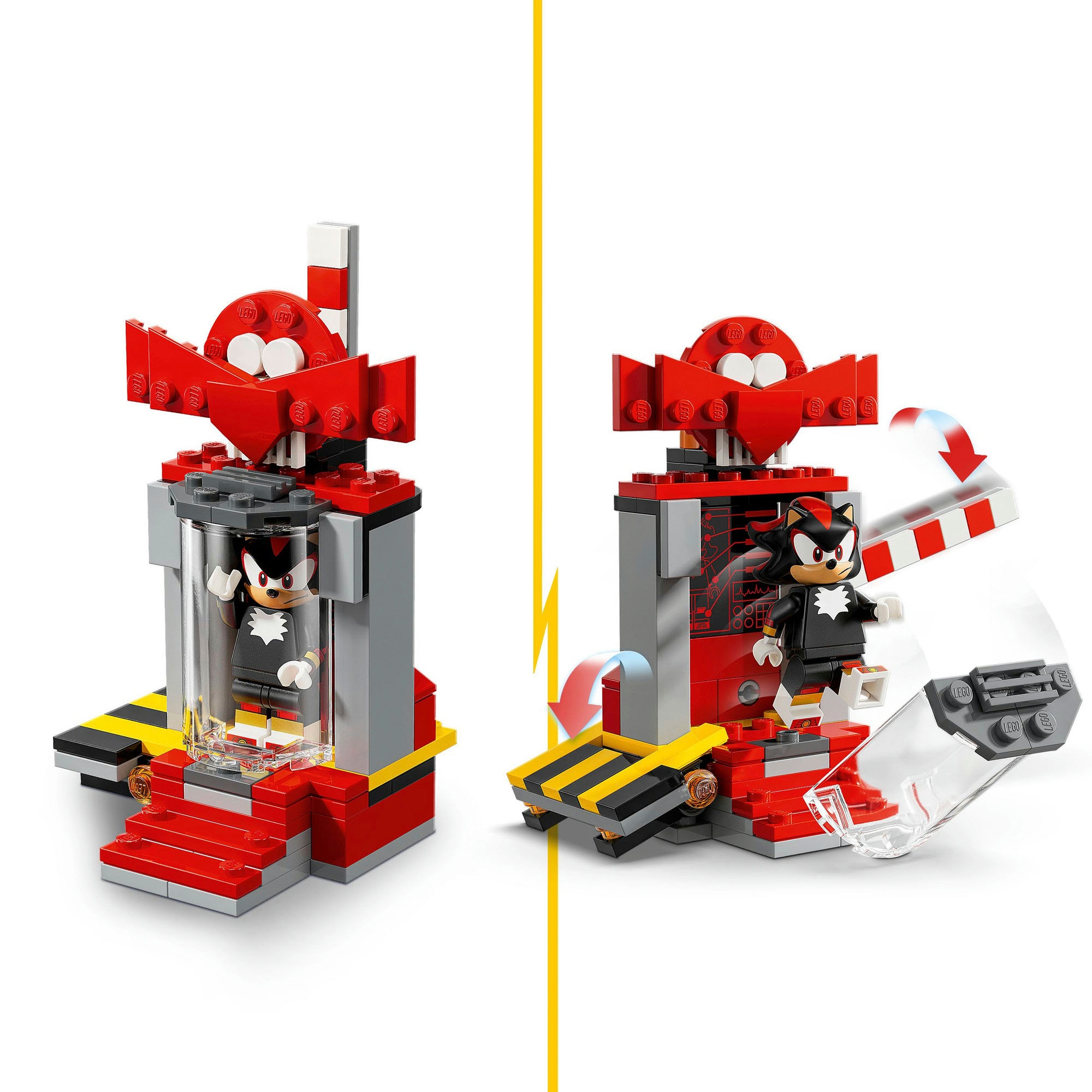 LEGO® Konstruktionsspielsteine »Shadow the Hedgehog Flucht (76995), LEGO Sonic«, (196 St.), Made in Europe