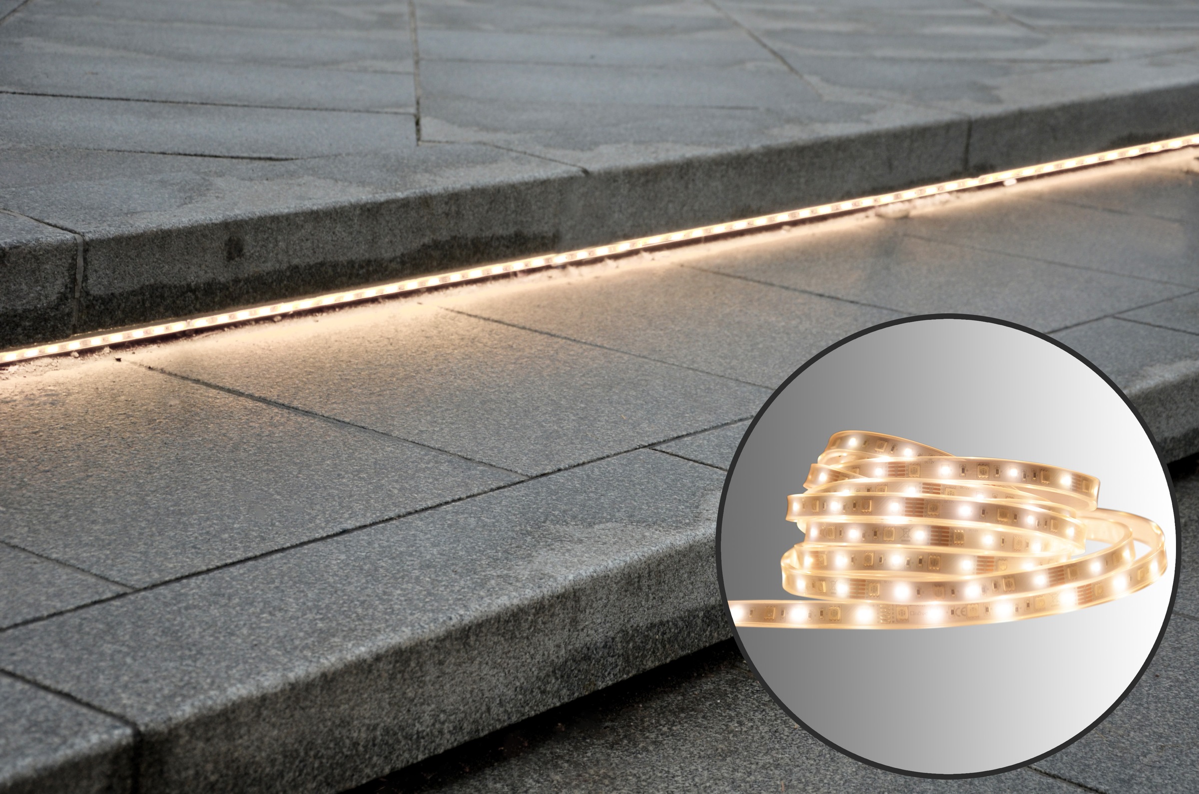 näve LED Stripe »Outdoor«, Farbwechsel, Dimmfunktion, Fernbedienung, Länge 1000cm, RGB, IP44